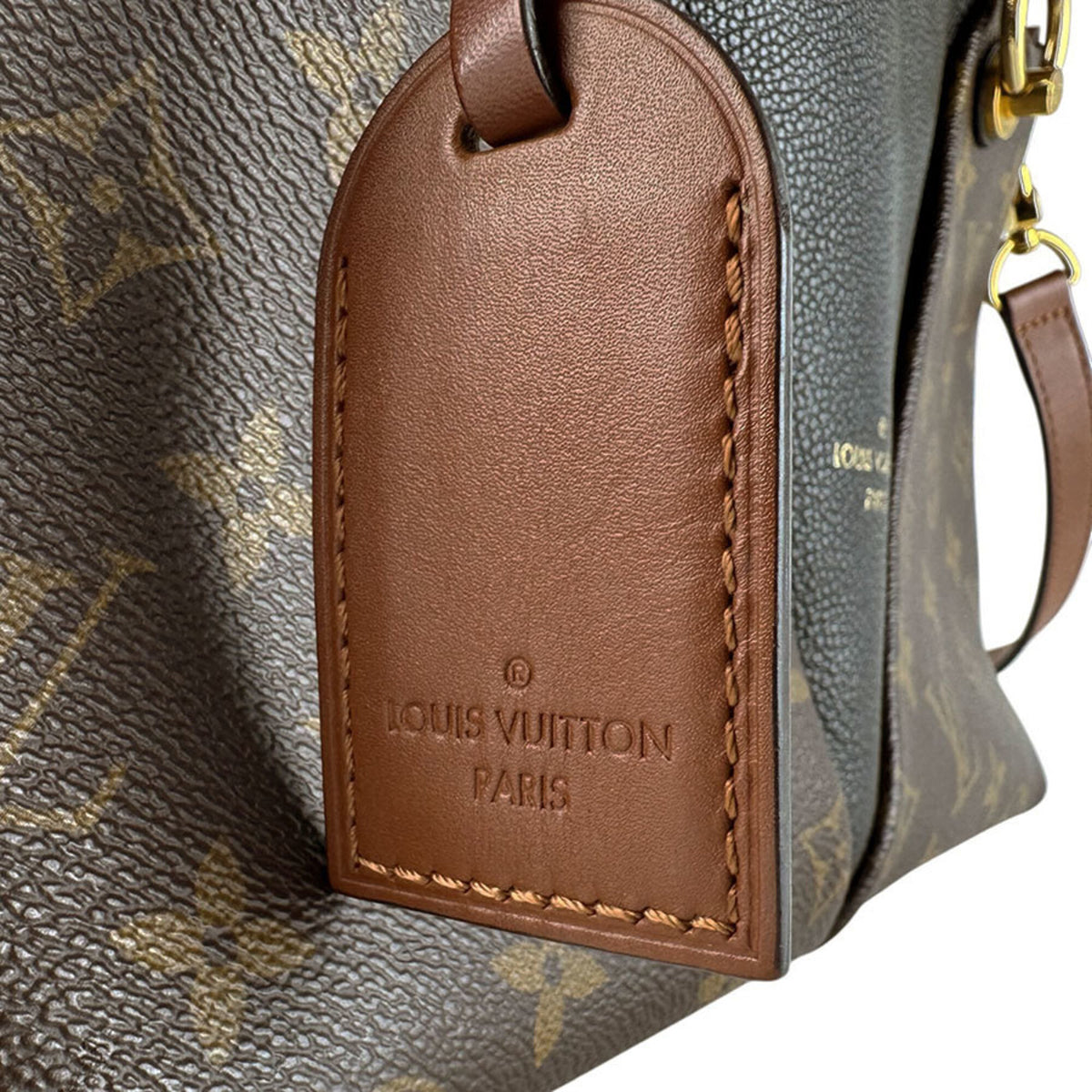 Louis Vuitton Monogram Noir Monogram Leather Handbag Shoulder Bag (Pre-Owned)