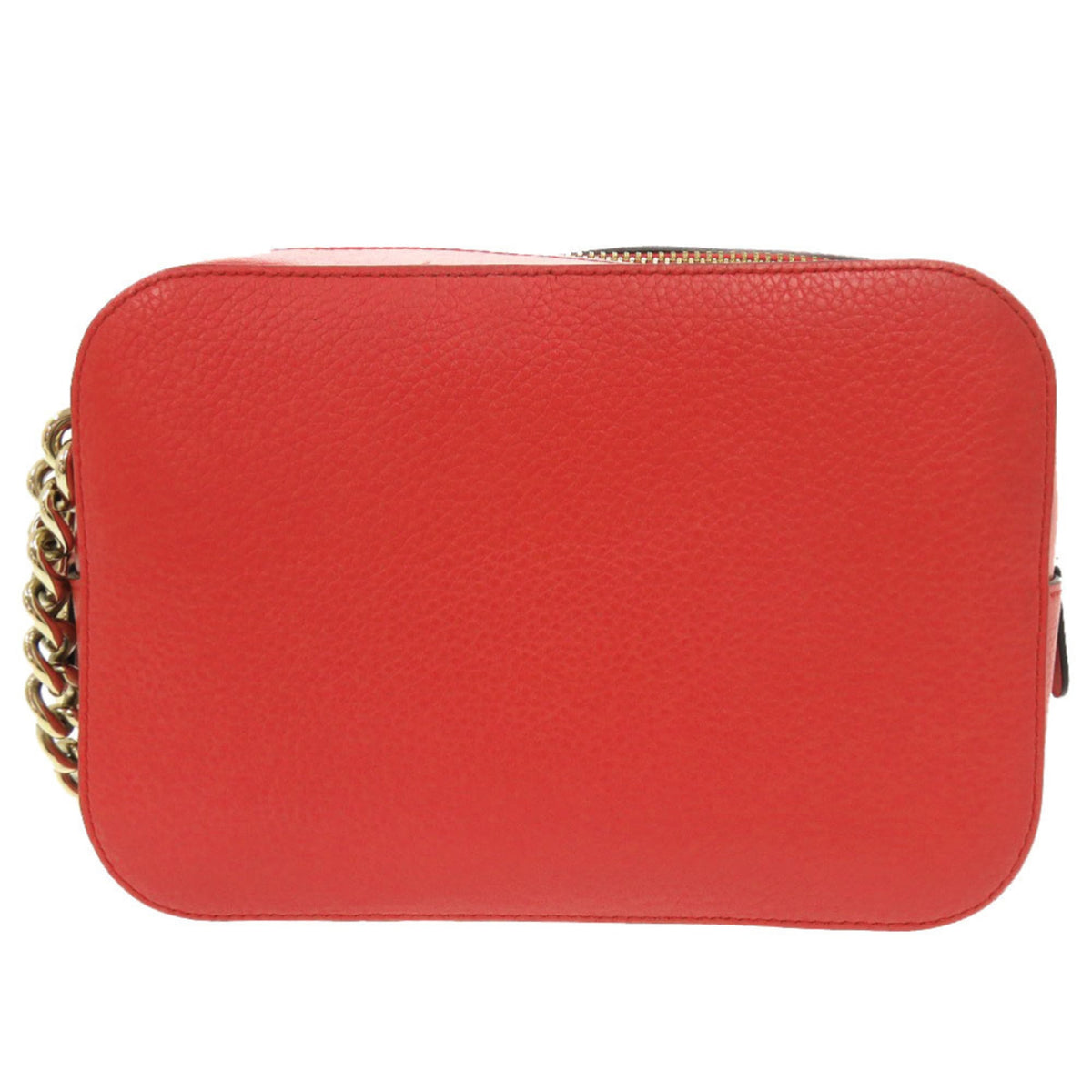 Christian Louboutin Red Color Leather Shoulder Bag (Pre-Owned)