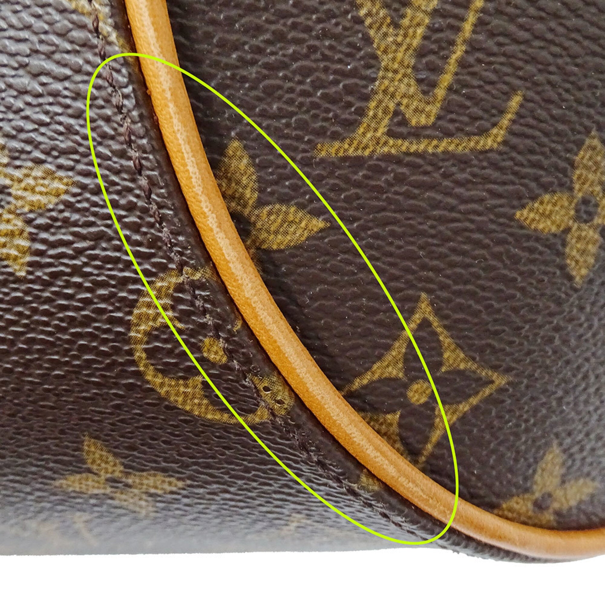 Louis Vuitton Brown Monogram Canvas Handbag (Pre-Owned)