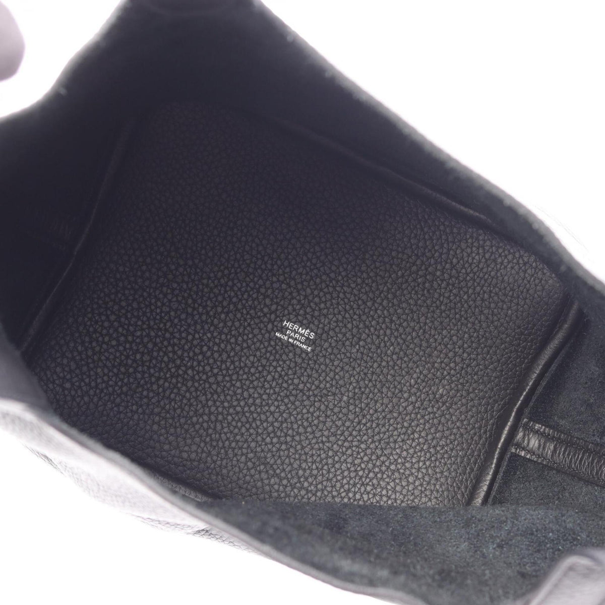 Hermes Black Taurillon Clemence Leather Leather Handbag (Pre-Owned)
