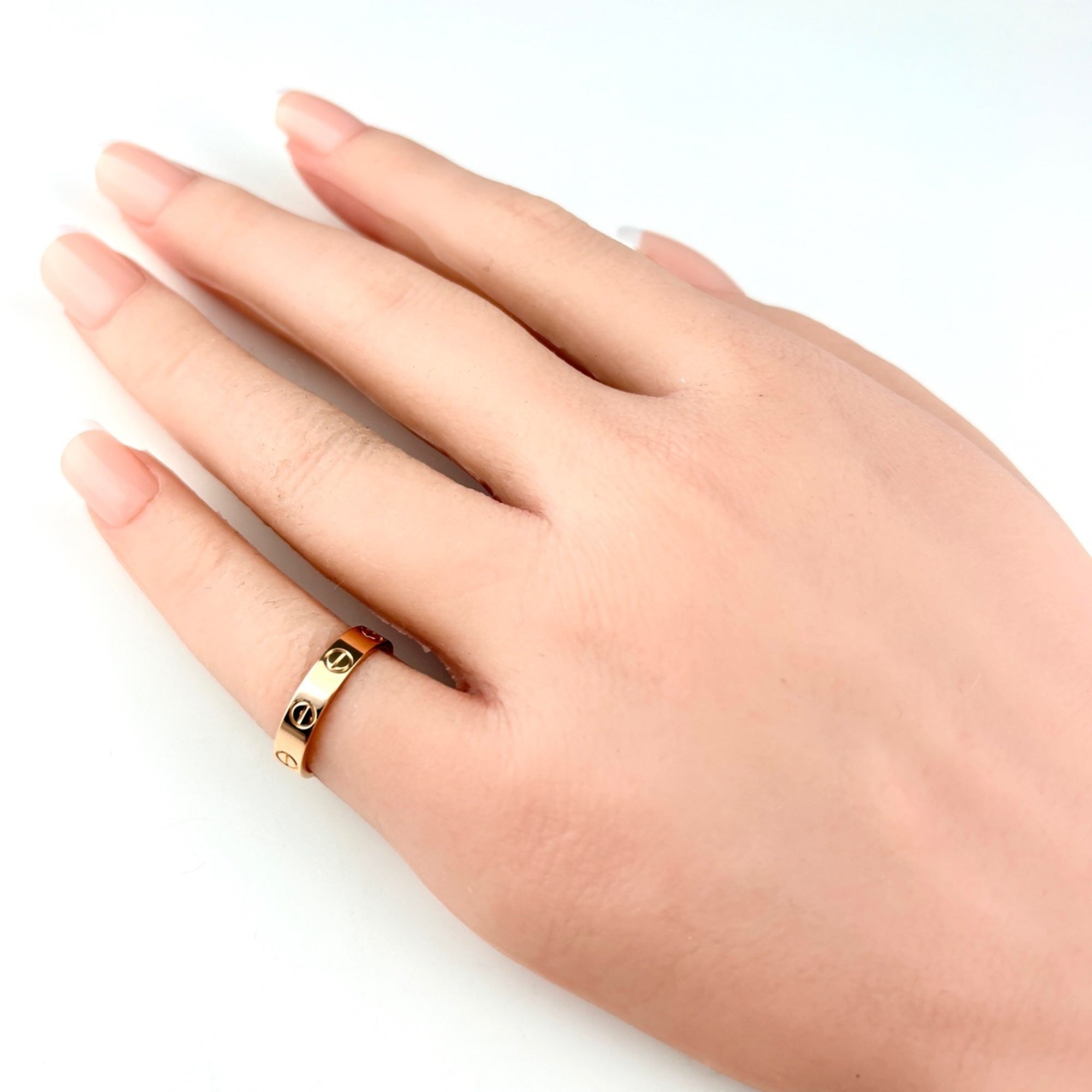 Cartier Pink Gold (18K) Band Ring (Pre-Owned)