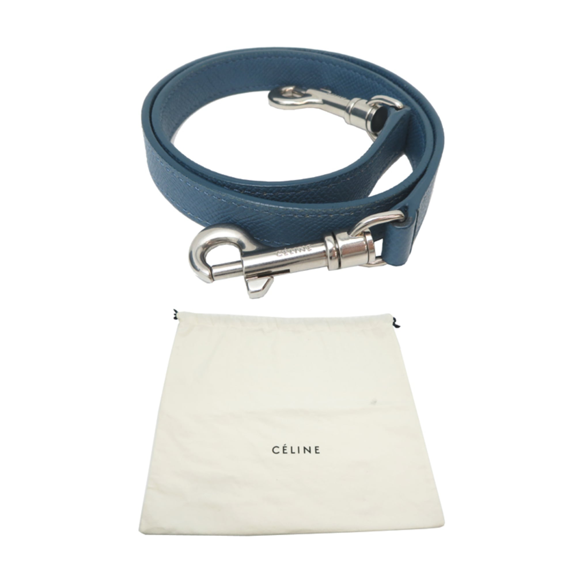 Celine Light Blue Leather Handbag (Pre-Owned)