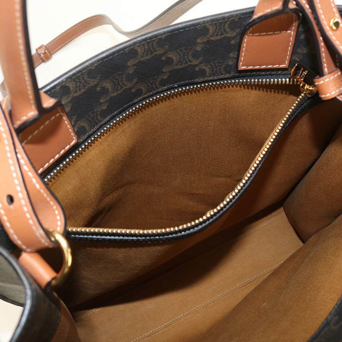 Celine Brown Pvc Tote Bag (Pre-Owned)