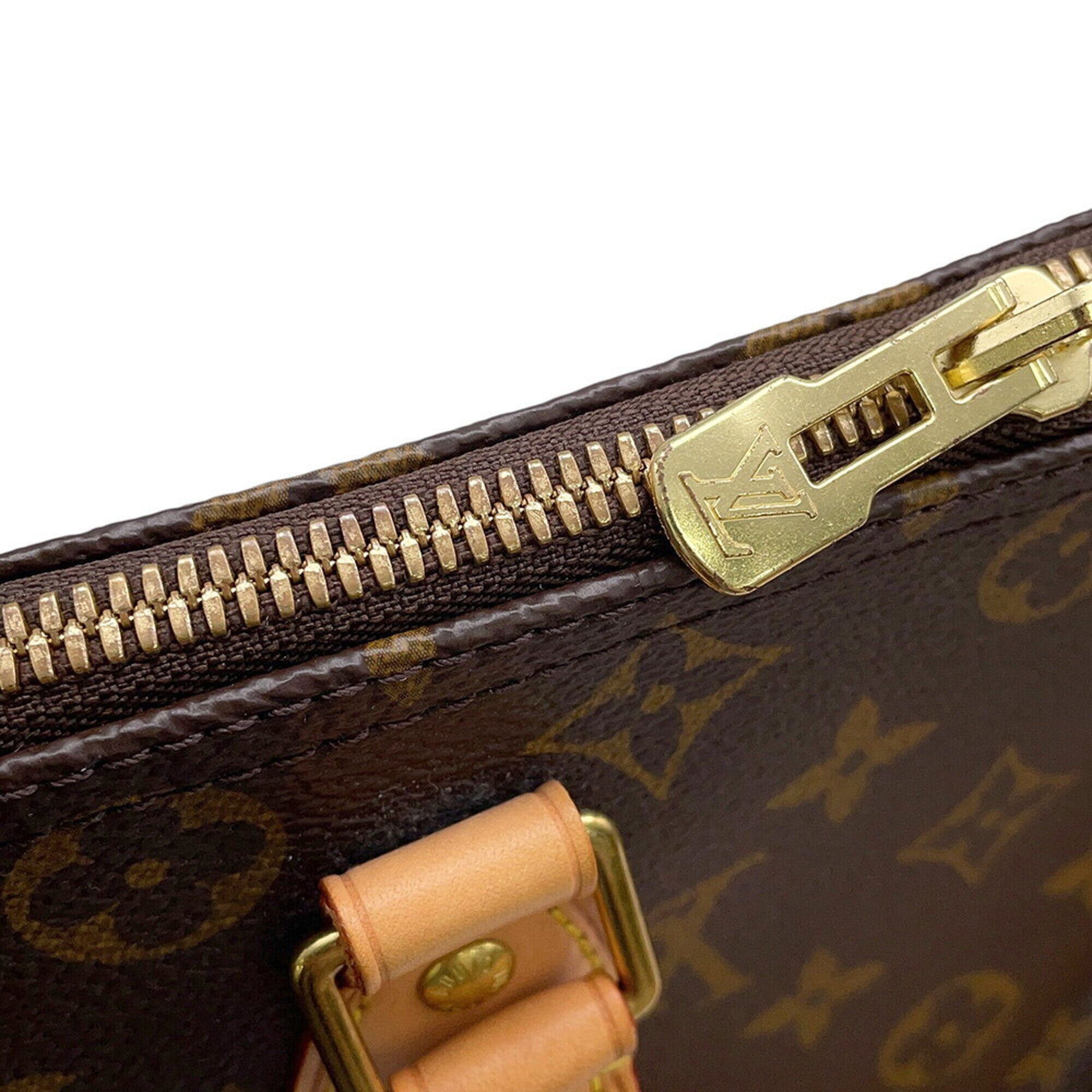 Louis Vuitton Brown Monogram Monogram Boston Bag Handbag (Pre-Owned)
