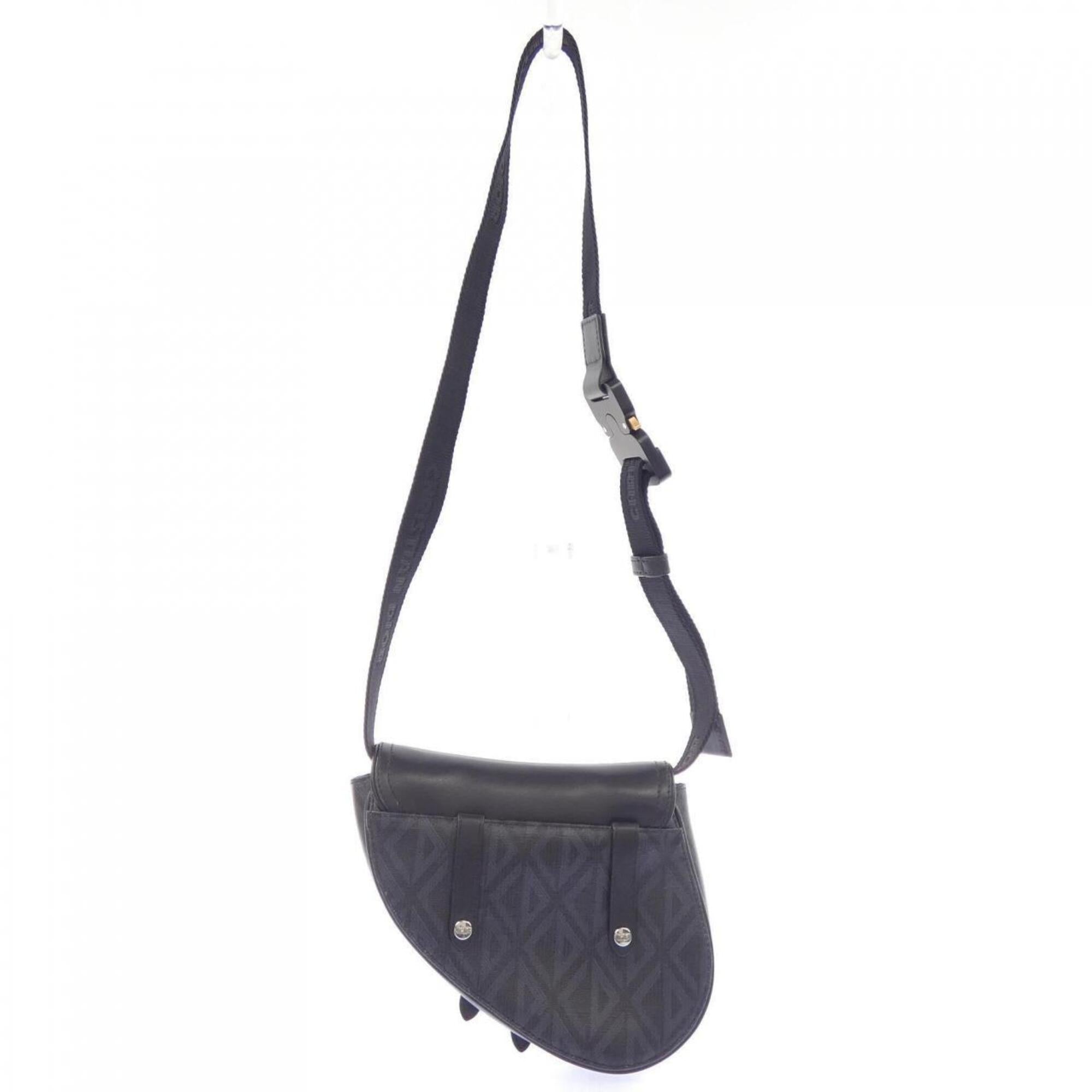 Christian Dior Black Gray Handbag (Pre-Owned)