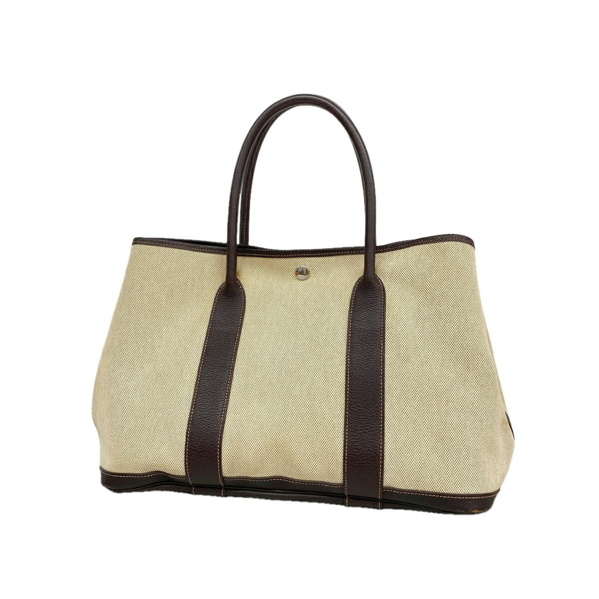 Hermes Brown Toile H Tote Bag (Pre-Owned)