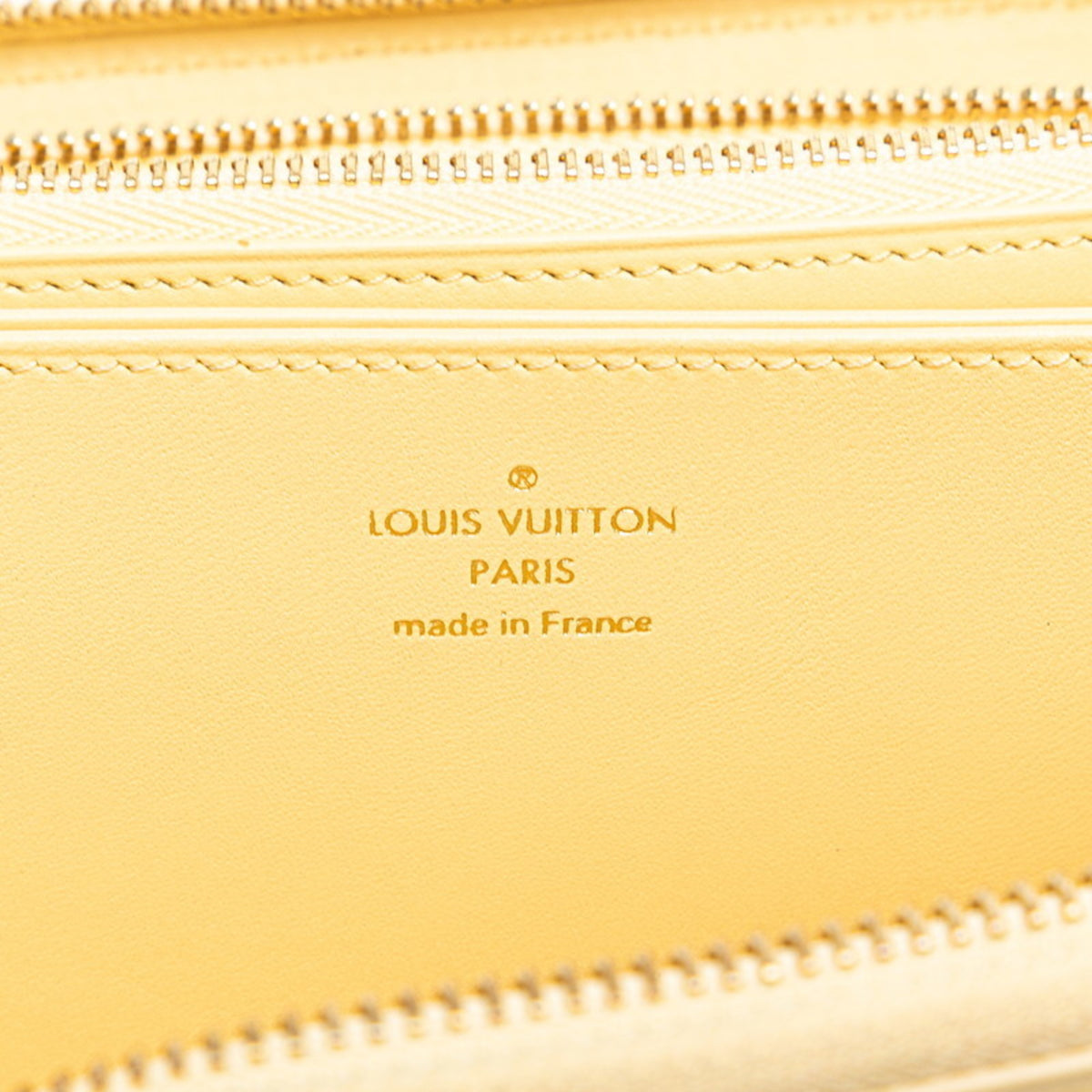 Louis Vuitton Yellow Leather Coin Purse/Coin Case (Pre-Owned)