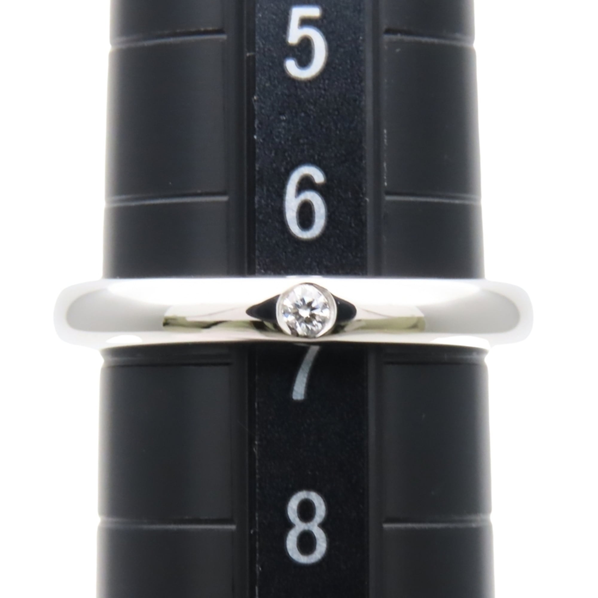 Tiffany Platinum Platinum 950 Band Ring (Pre-Owned)