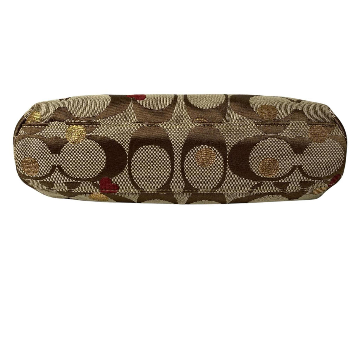 Coach Brown Canvas Shoulder Bag (Pre-Owned)