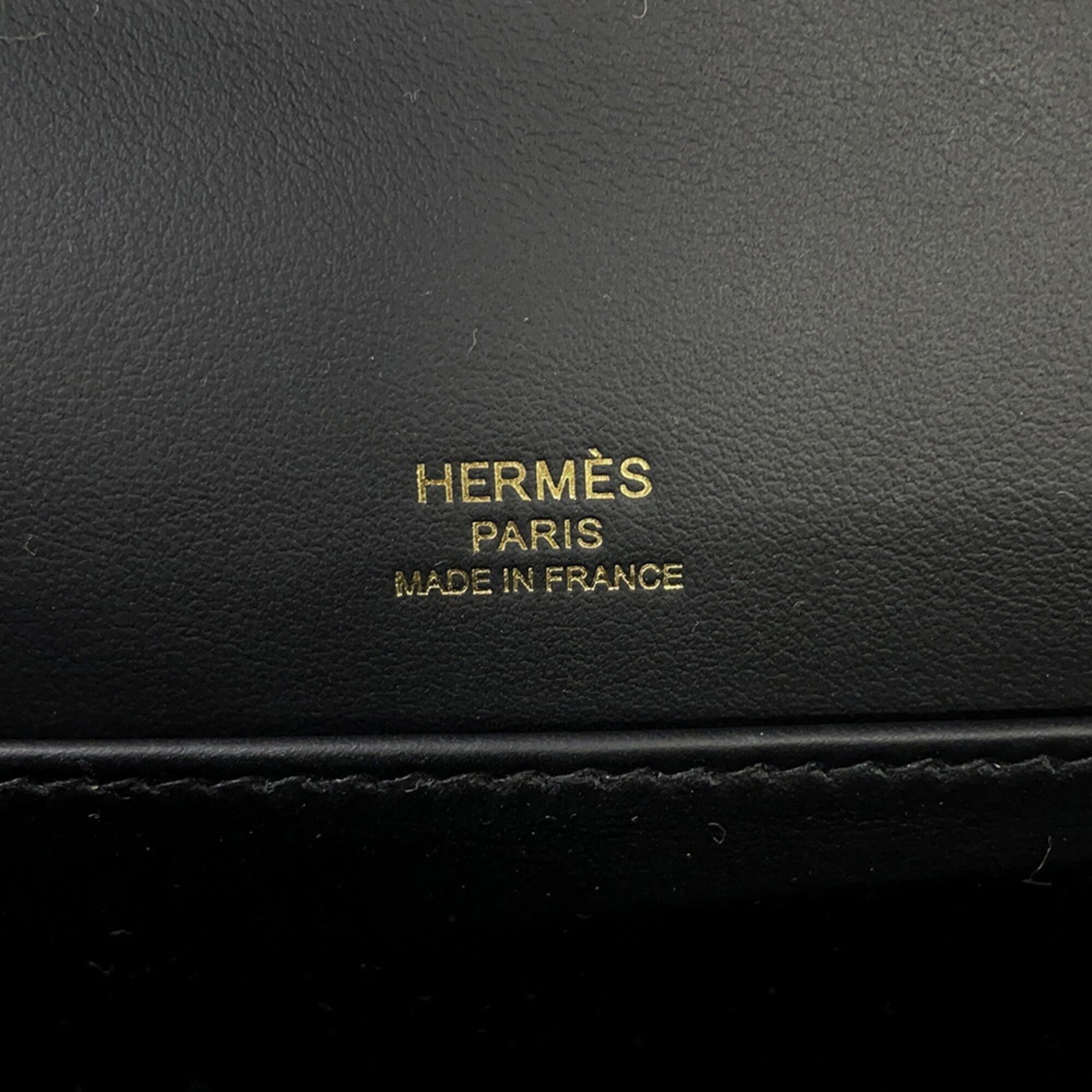 Hermes Black Epsom Leather Handbag Shoulder Bag (Pre-Owned)