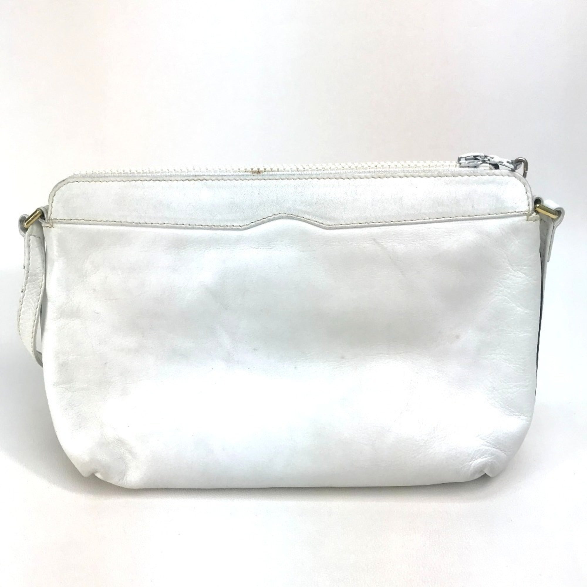 Celine White Leather Shoulder Bag (Pre-Owned)