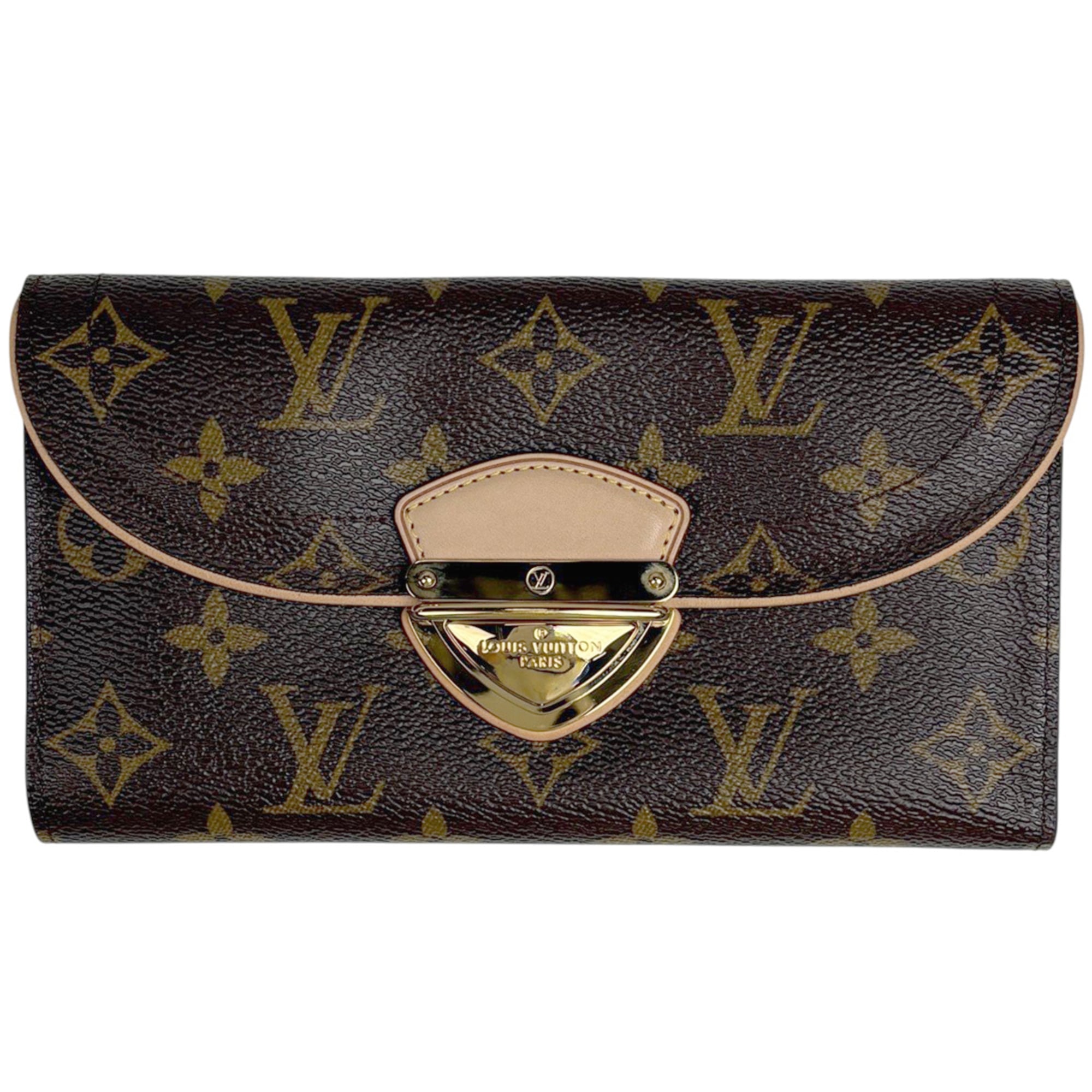 Louis Vuitton Brown Monogram Monogram Wallet (Tri-Fold) (Pre-Owned)