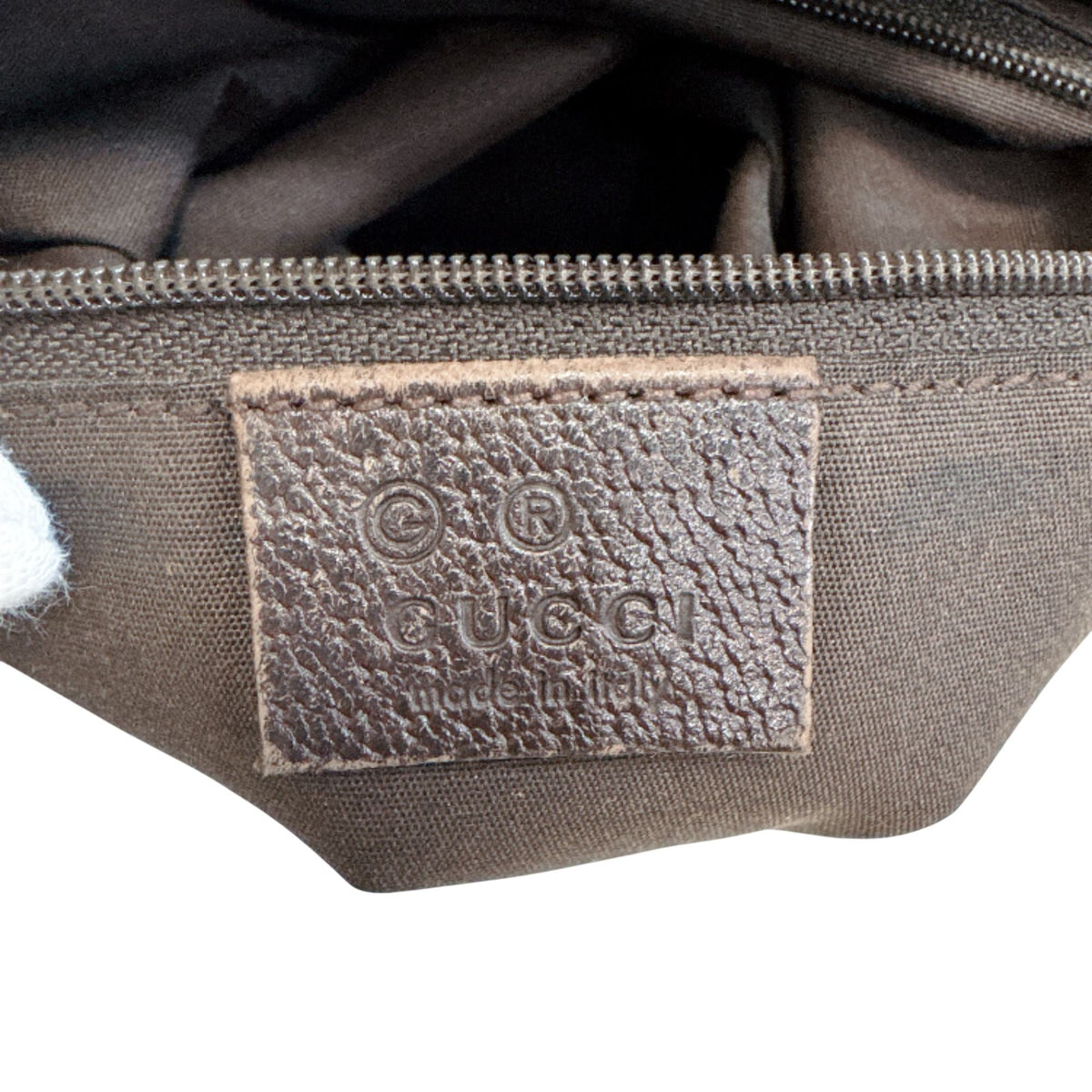 Gucci Gg Canvas Brown Pvc Shoulder Bag (Pre-Owned)