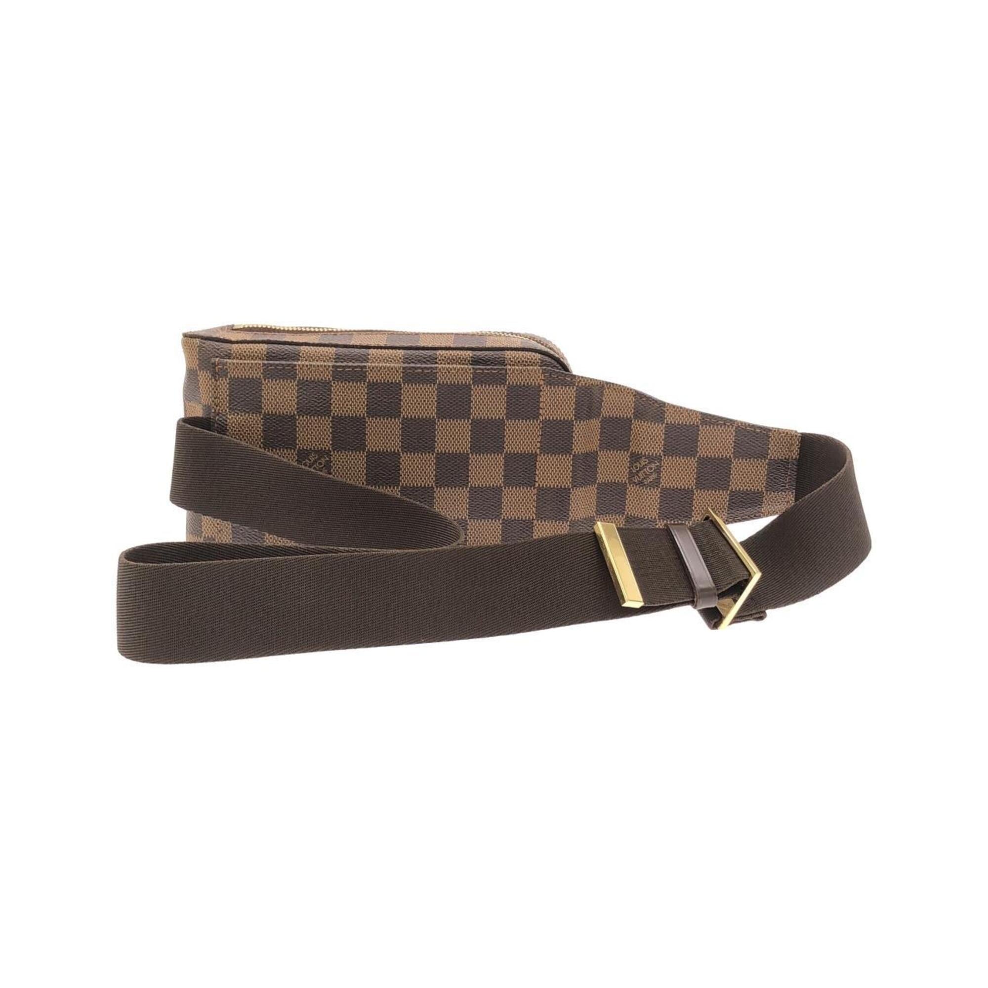Louis Vuitton Damier Canvas Ebene Coated Canvas Shoulder Bag (Pre-Owned)
