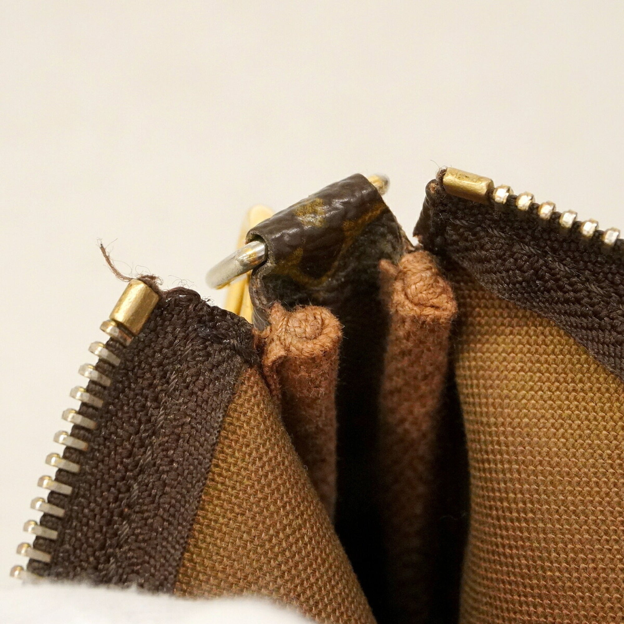 Louis Vuitton Brown Pouch (Pre-Owned)