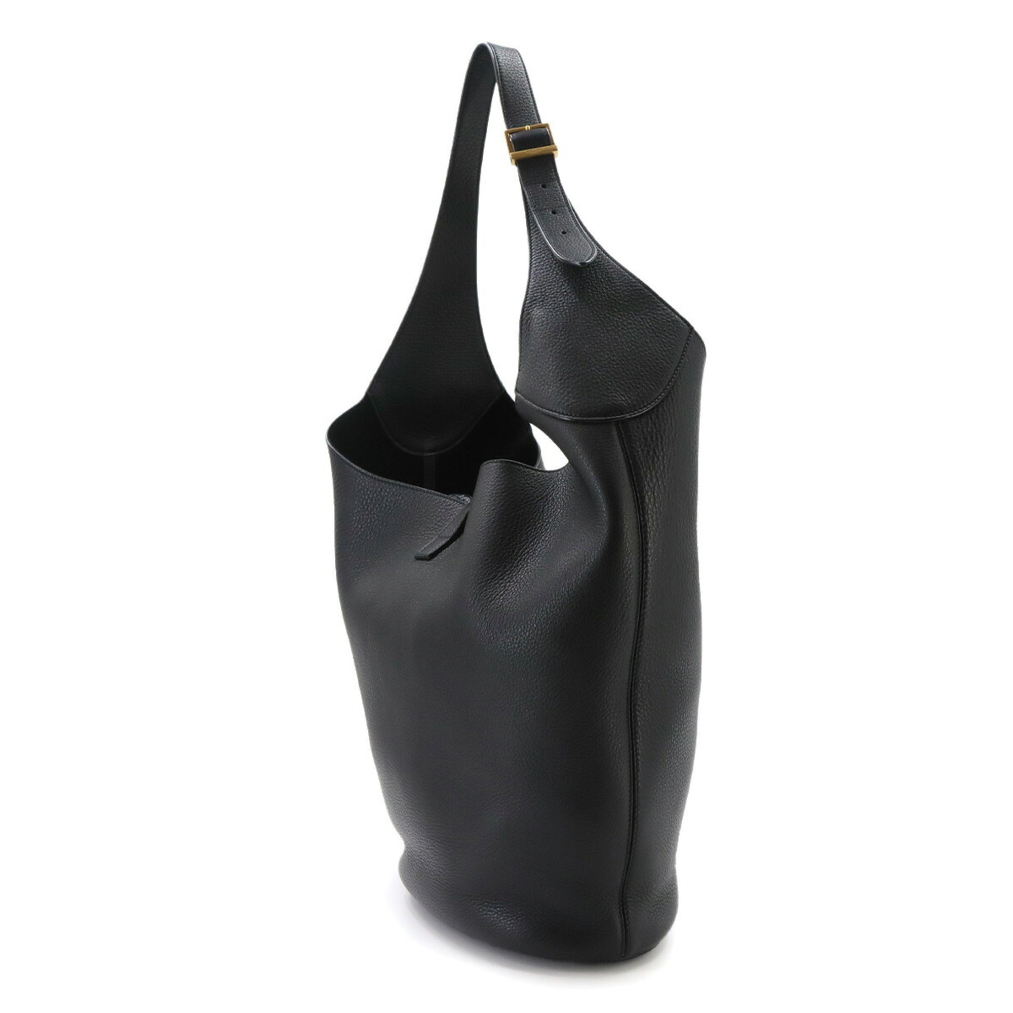 Saint Laurent Black Leather Handbag Shoulder Bag (Pre-Owned)