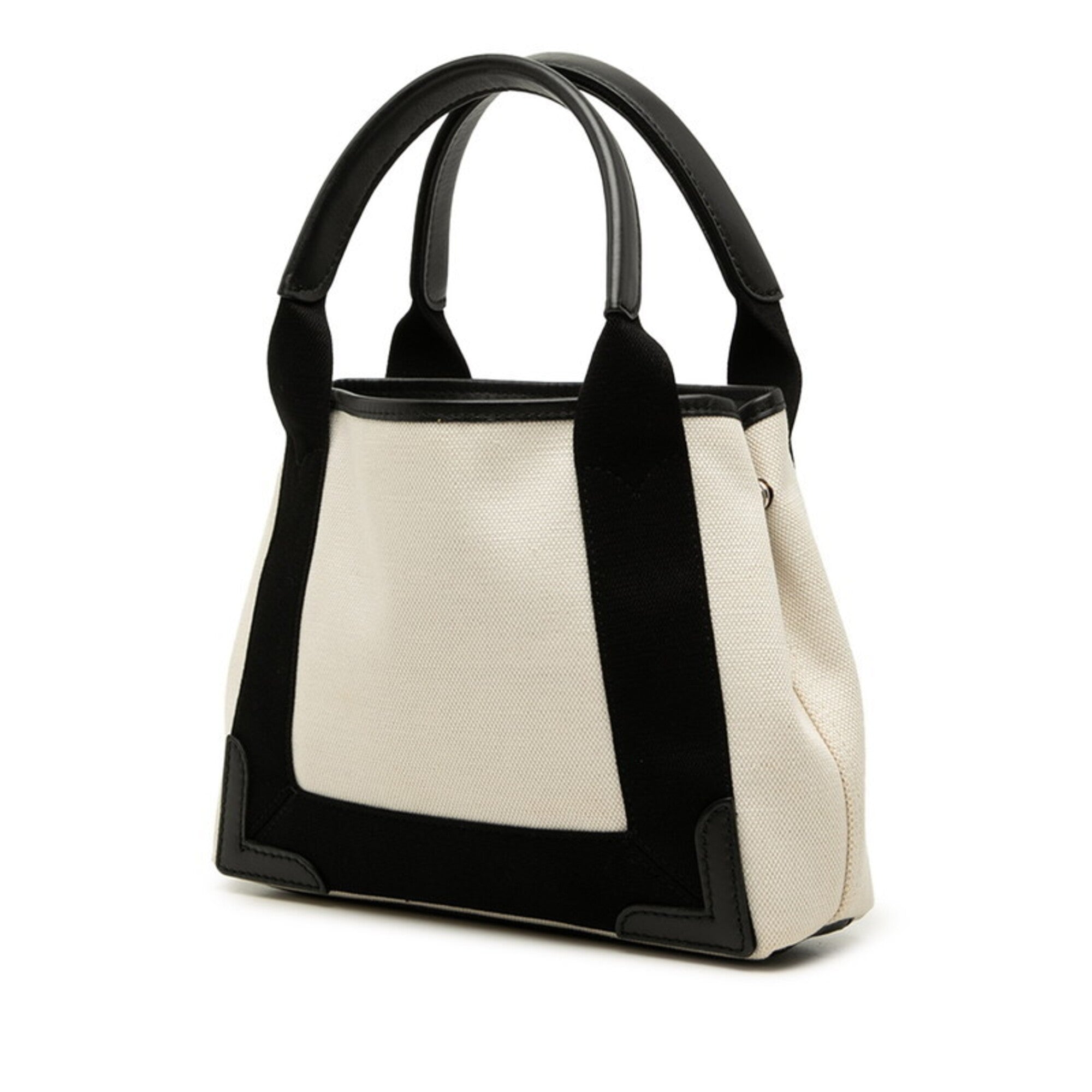 Balenciaga Black Ivory Ivory Handbag Pouch Shoulder Bag (Pre-Owned)