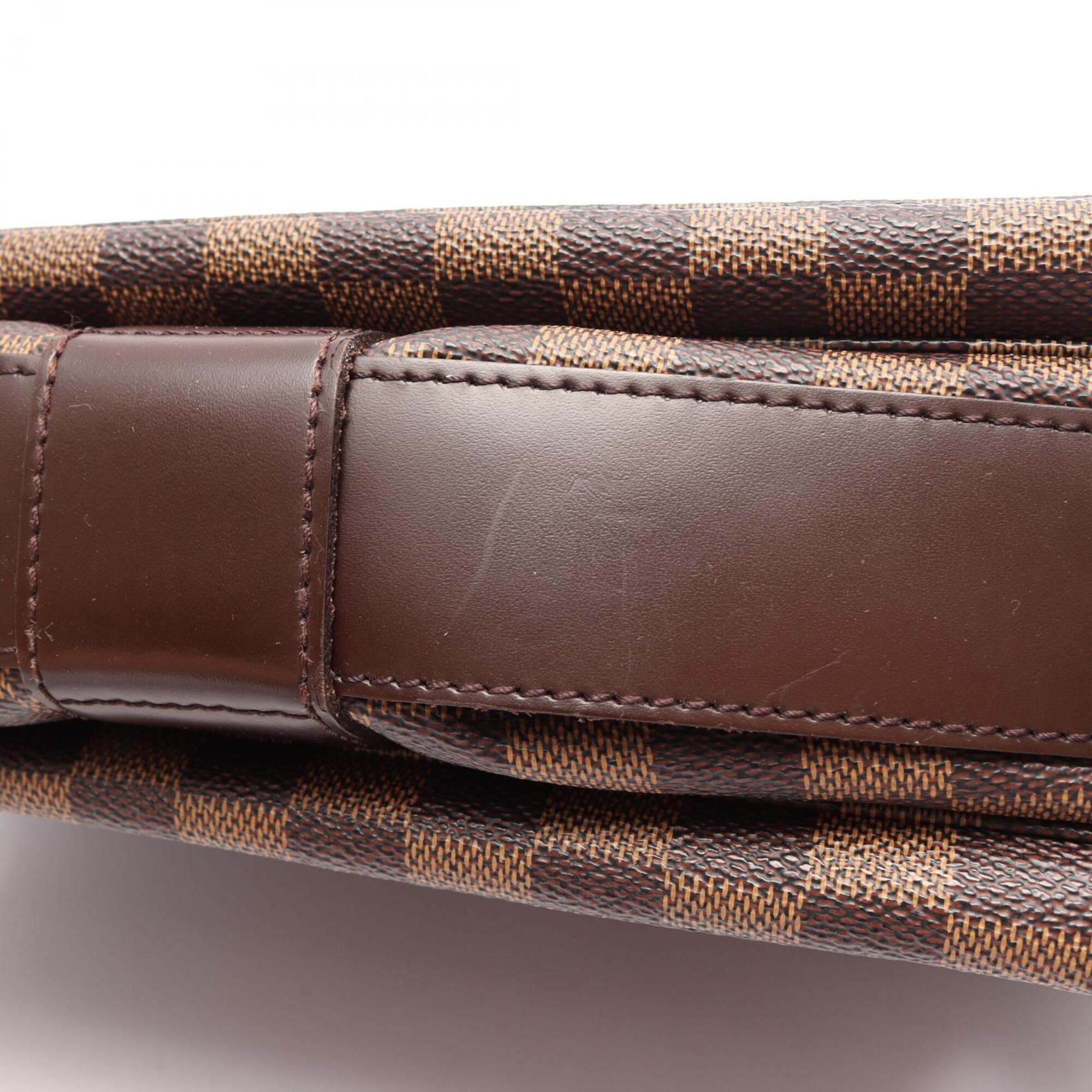 Louis Vuitton Brown Coated Canvas Pvc Leather Handbag Shoulder Bag (Pre-Owned)