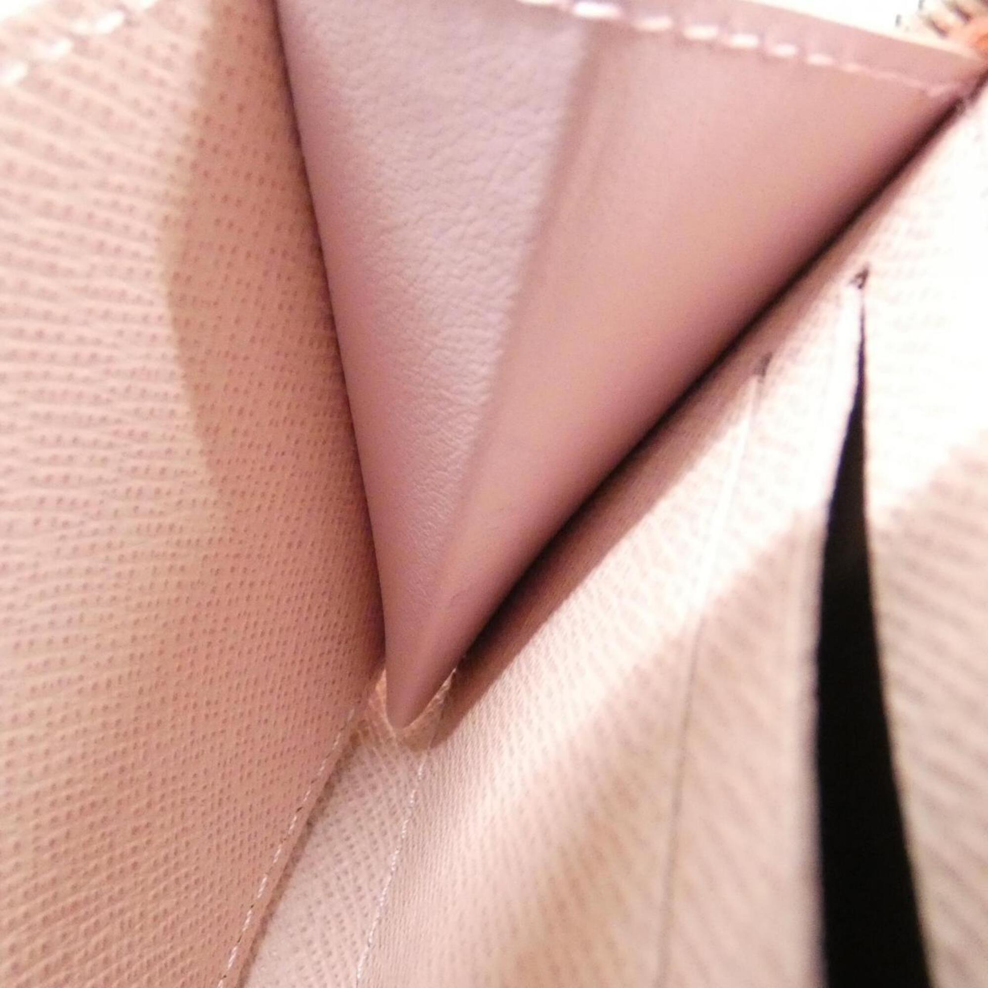 Louis Vuitton Pink Rose Ballerine Rose Leather Long Wallet (Bi-Fold) (Pre-Owned)