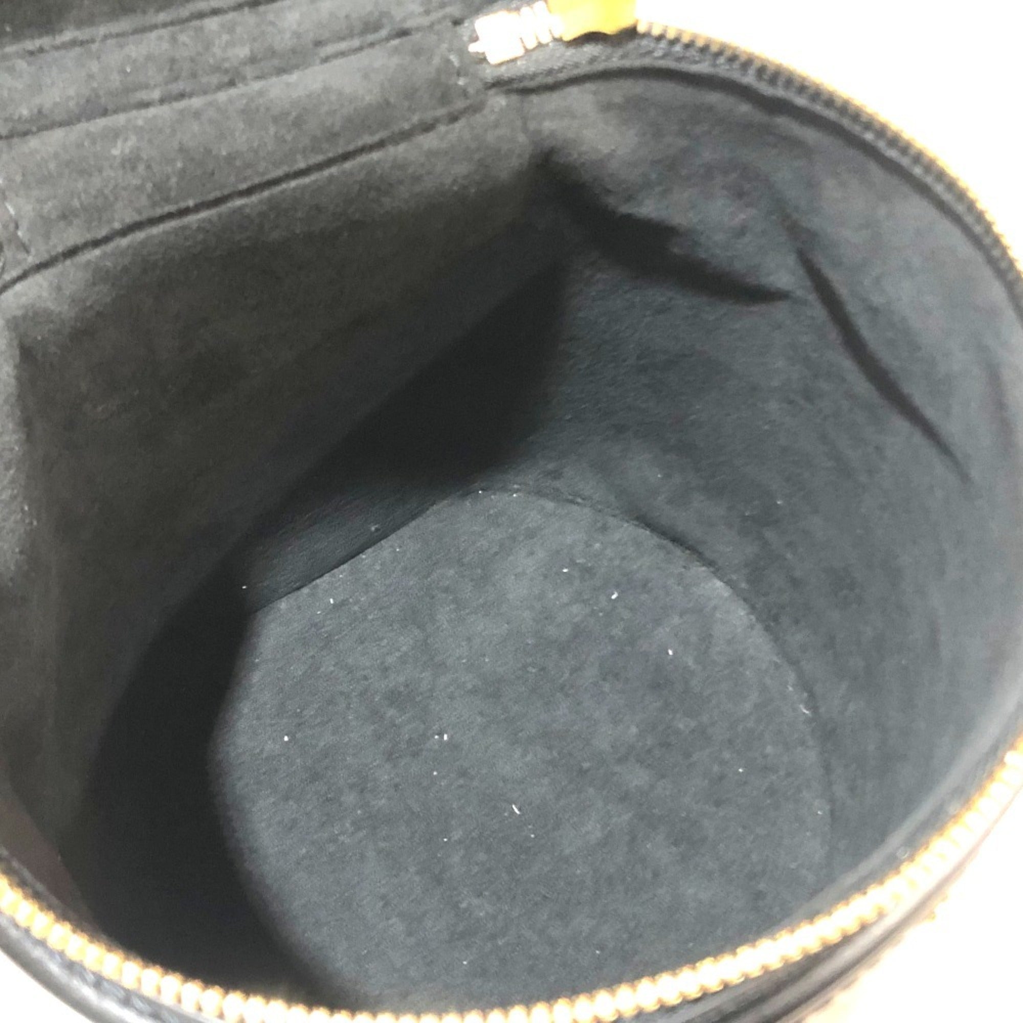 Louis Vuitton Black Noir Monogram Vernis Handbag Vanity Bag (Pre-Owned)