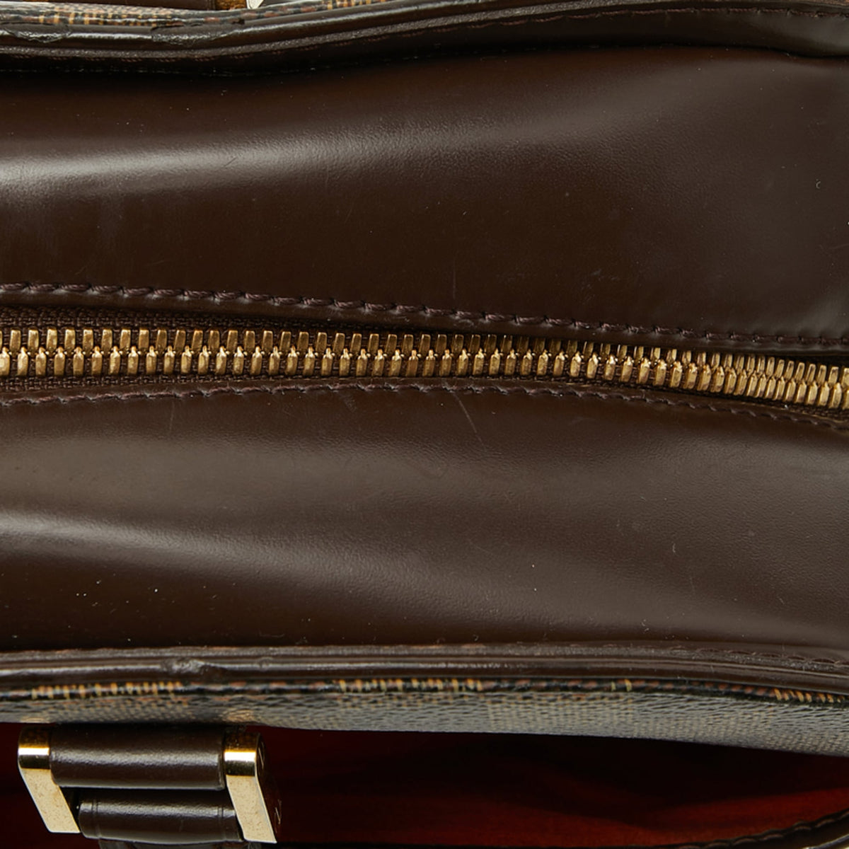 Louis Vuitton Brown Pvc Leather Handbag (Pre-Owned)