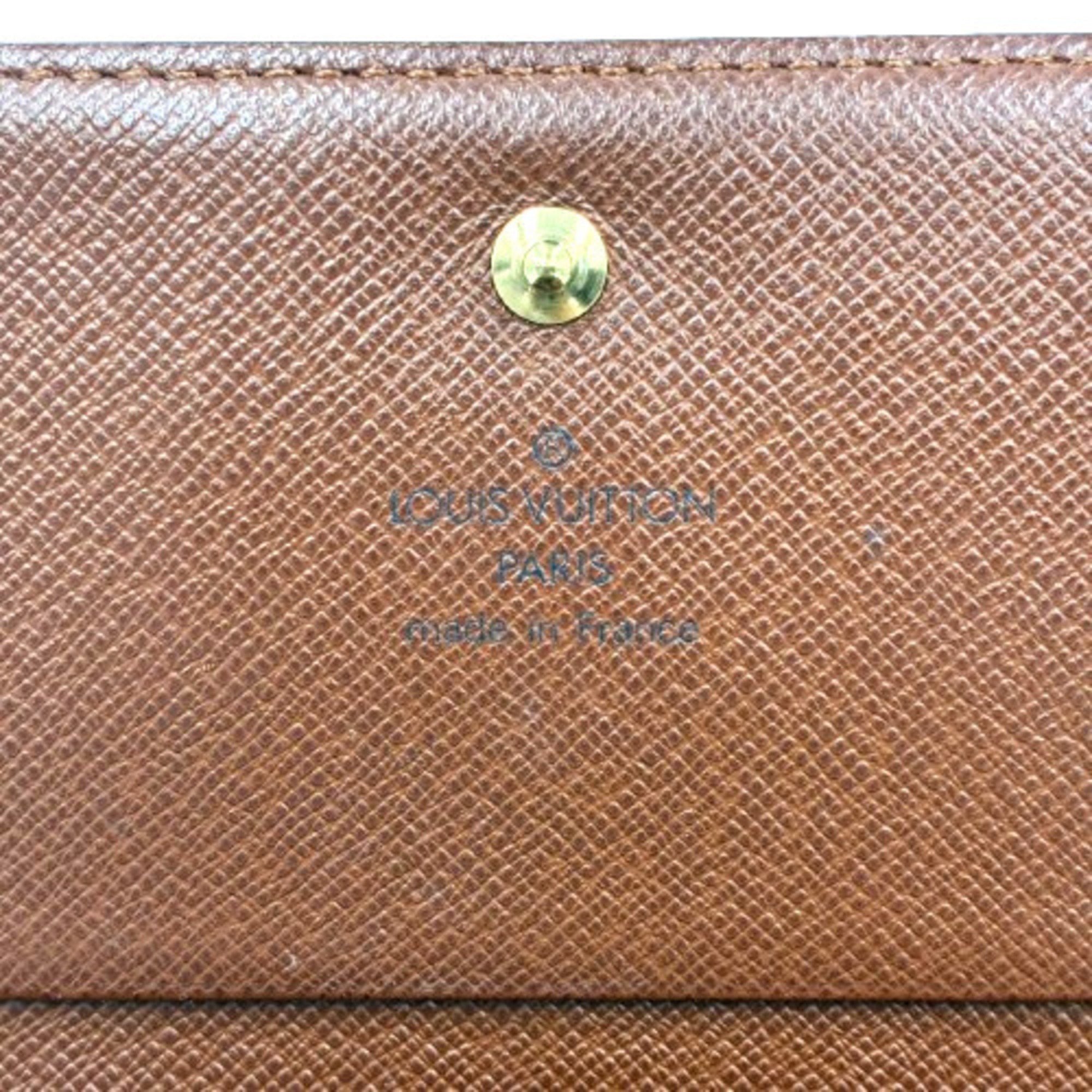 Louis Vuitton Monogram Brown Pvc Coin Purse/Coin Case (Pre-Owned)