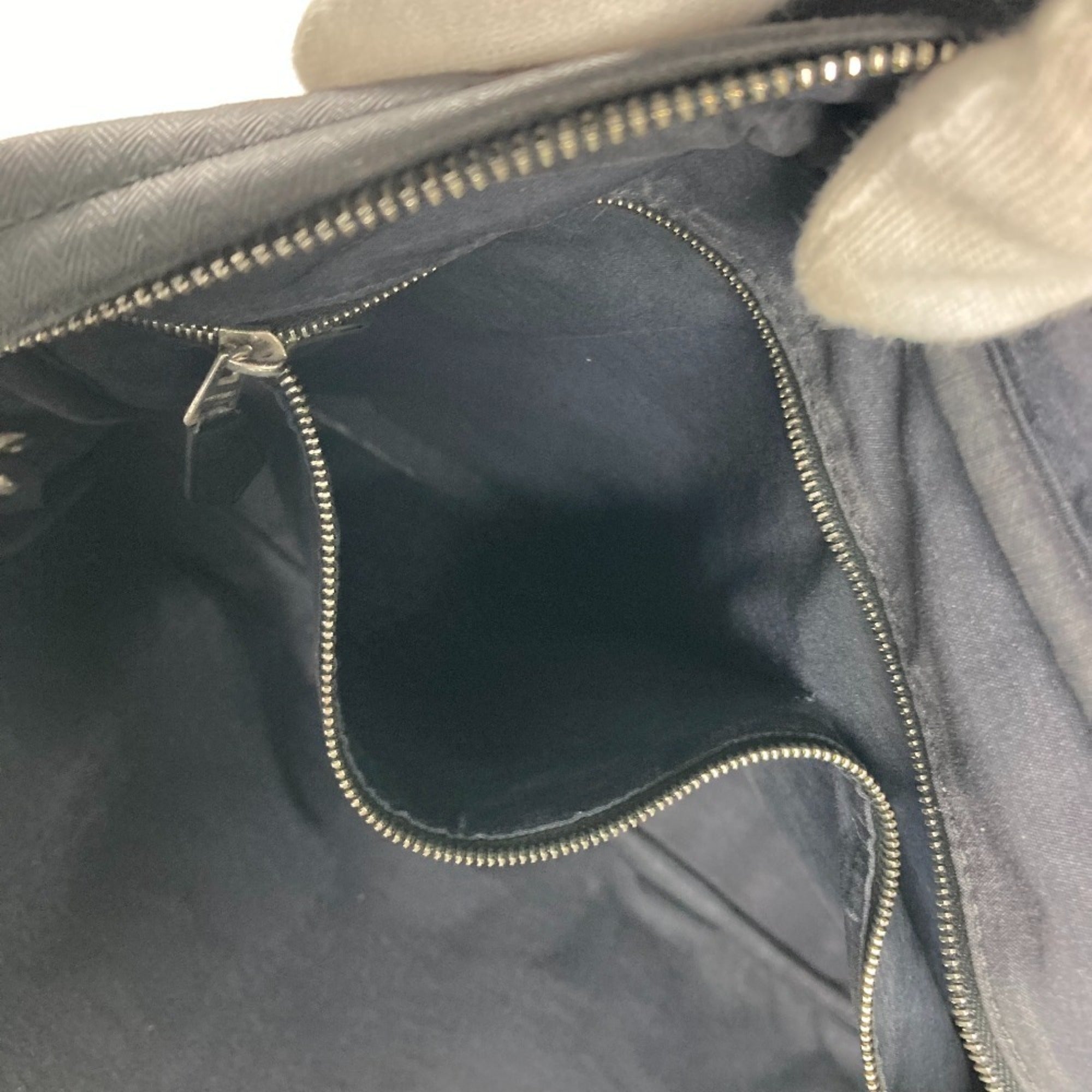Hermes Acapulco Black Nylon Handbag Tote Bag (Pre-Owned)