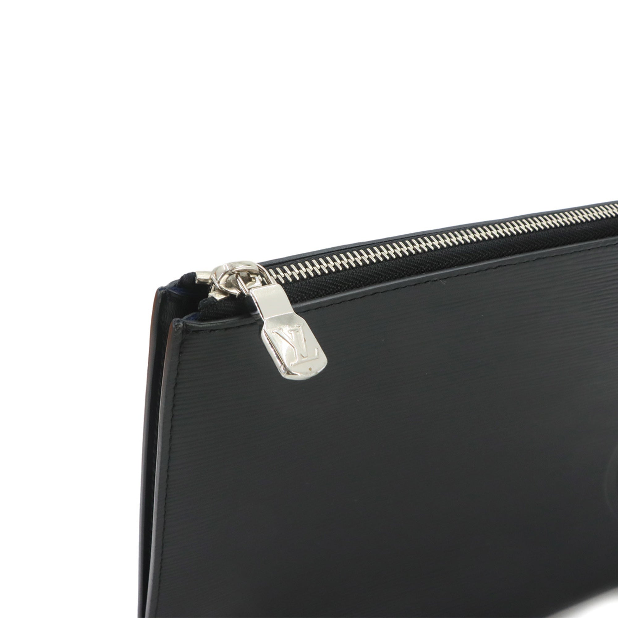 Louis Vuitton Noir Epi Leather Clutch Bag Pochette (Pre-Owned)