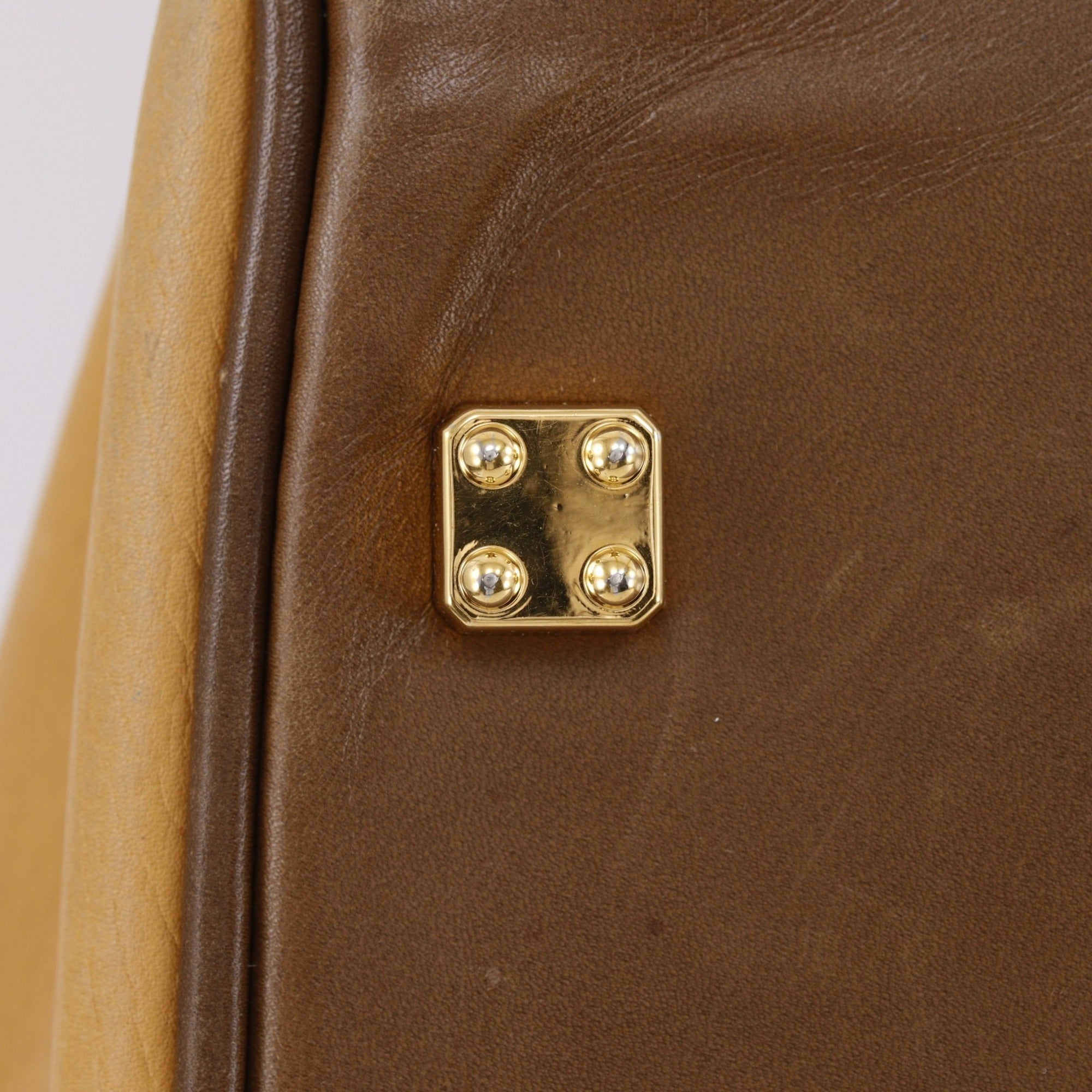 Loewe Brown Leather Boston Bag Handbag (Pre-Owned)