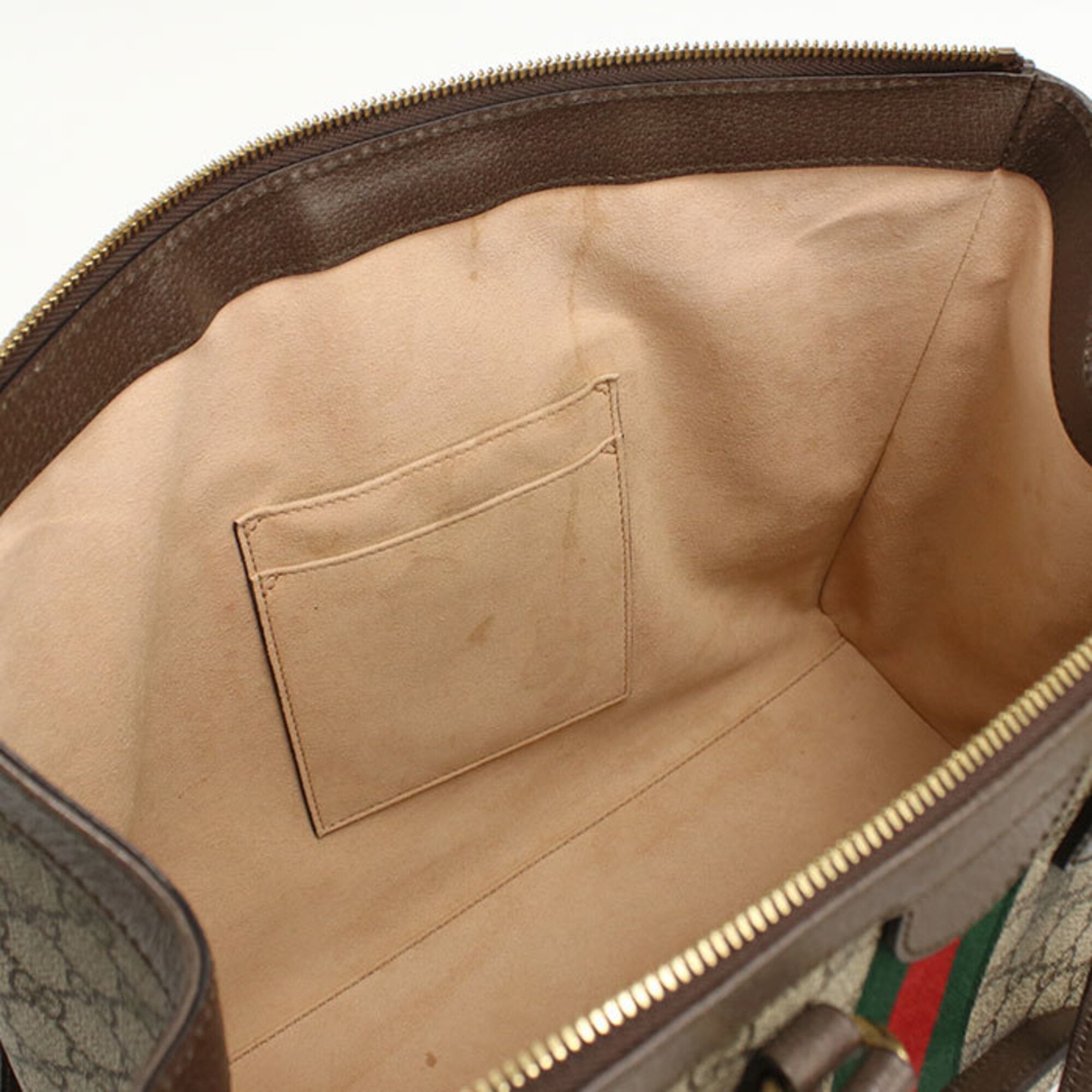 Gucci Beige Gg Supreme Leather Tote Bag (Pre-Owned)