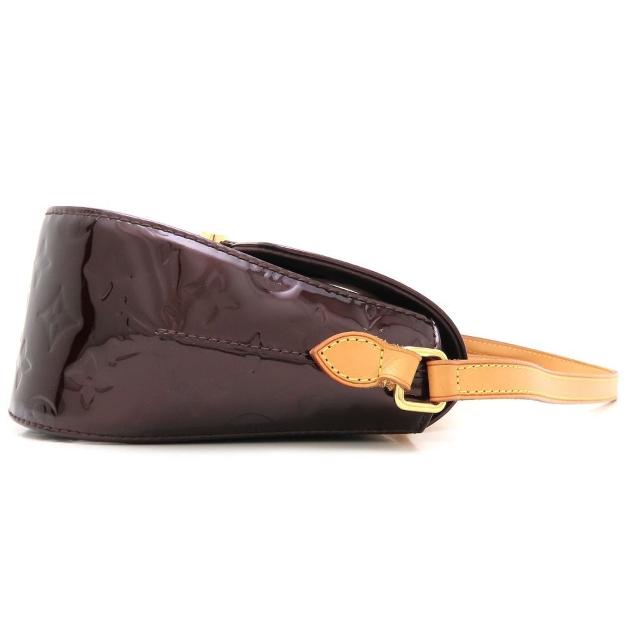 Louis Vuitton Amarante Vernis Patent Leather Shoulder Bag (Pre-Owned)