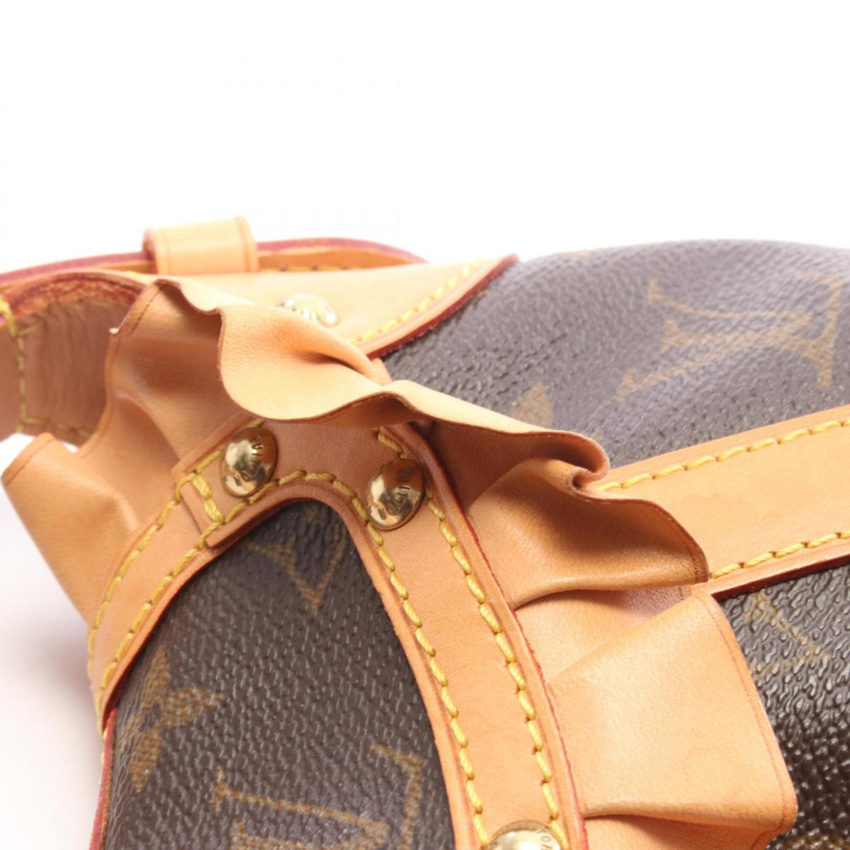 Louis Vuitton Brown Pvc Leather Handbag Shoulder Bag (Pre-Owned)