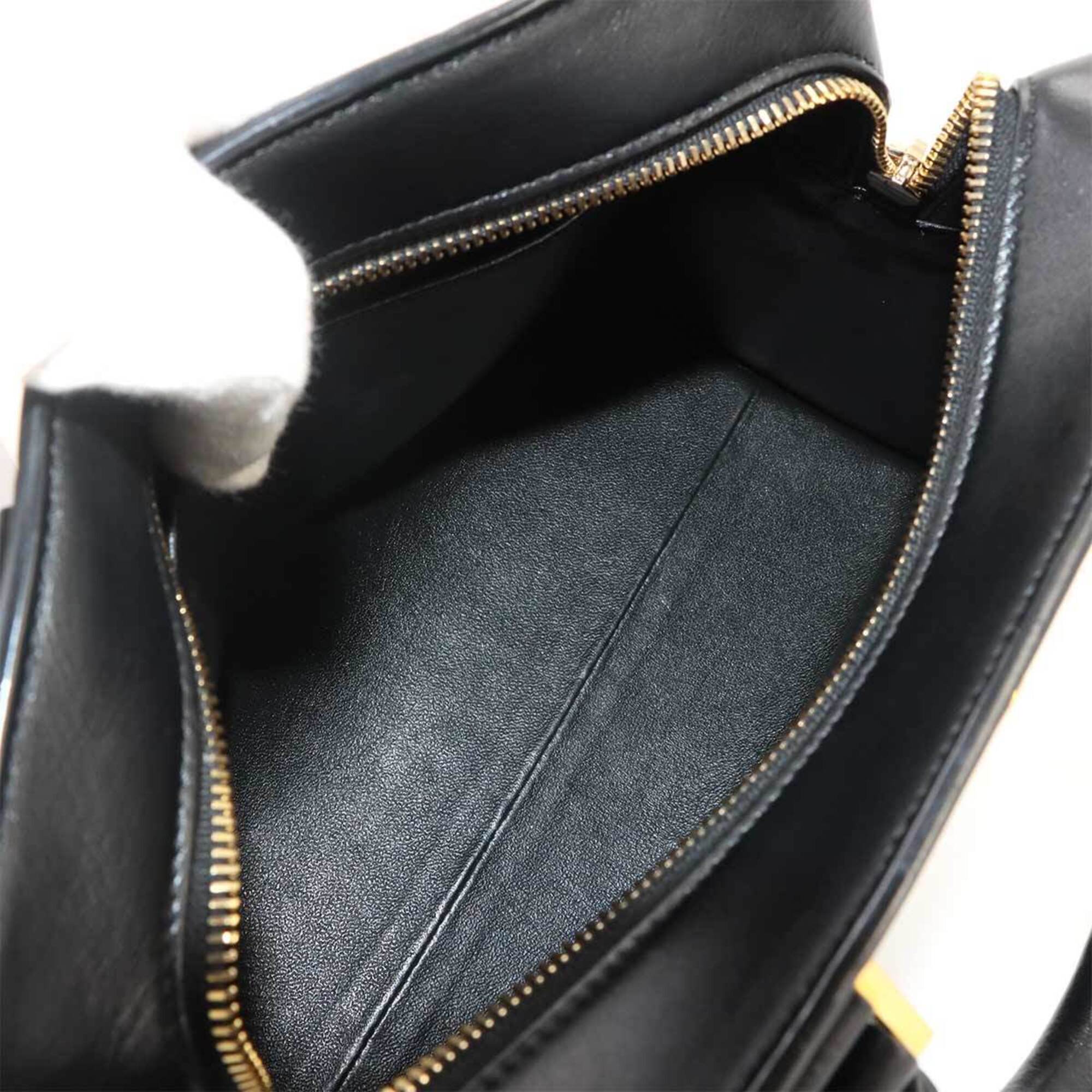 Saint Laurent Black Leather Handbag (Pre-Owned)