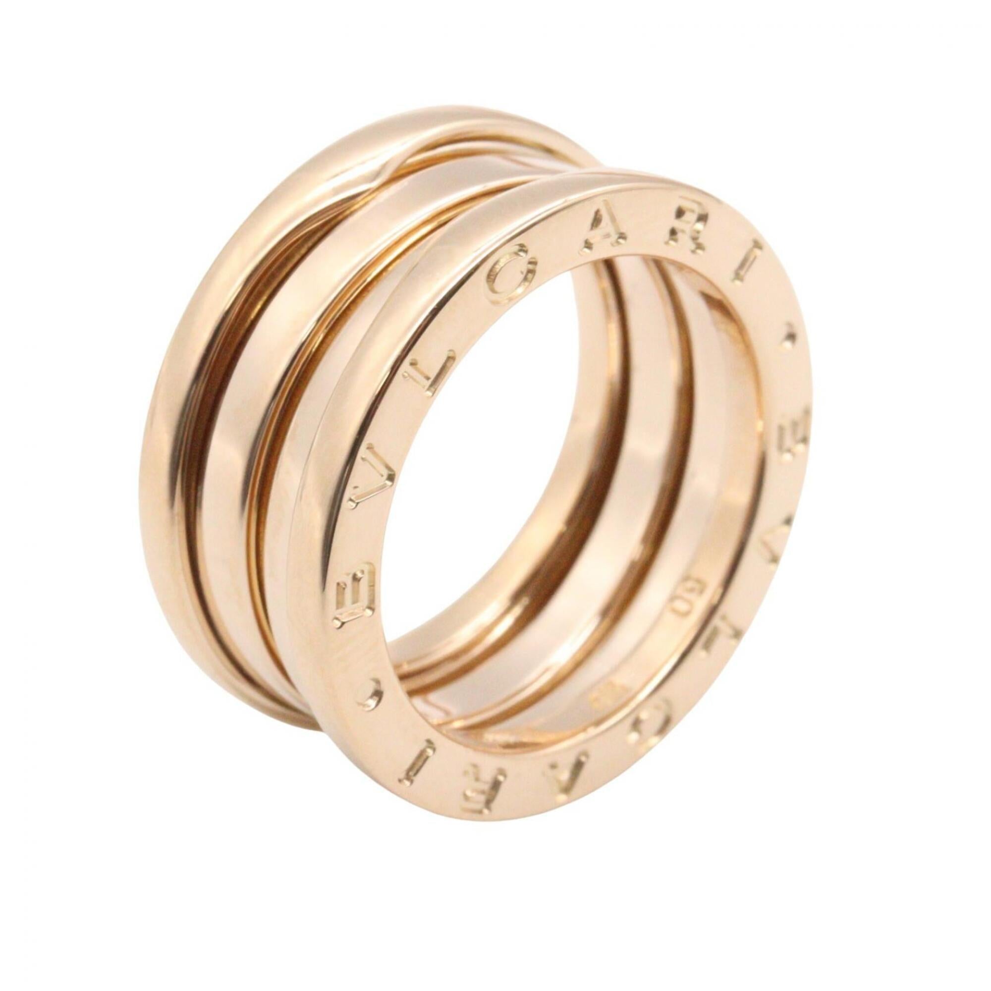Bvlgari Gold Pink Gold (18K) Band Ring (Pre-Owned)