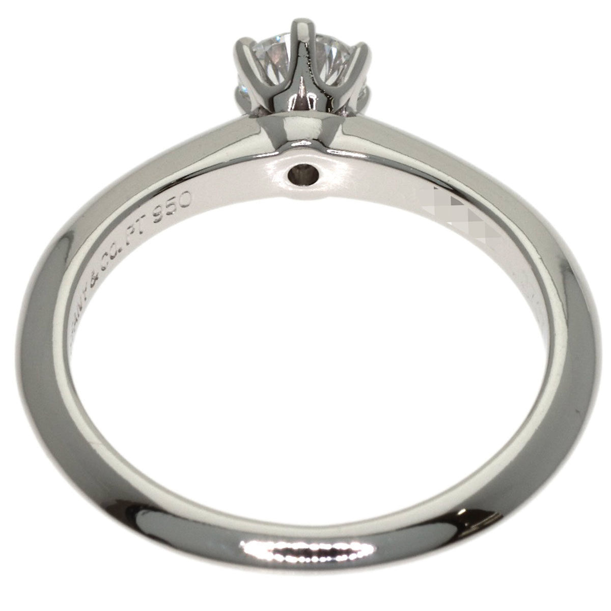 Tiffany Platinum 950 Band Ring (Pre-Owned)