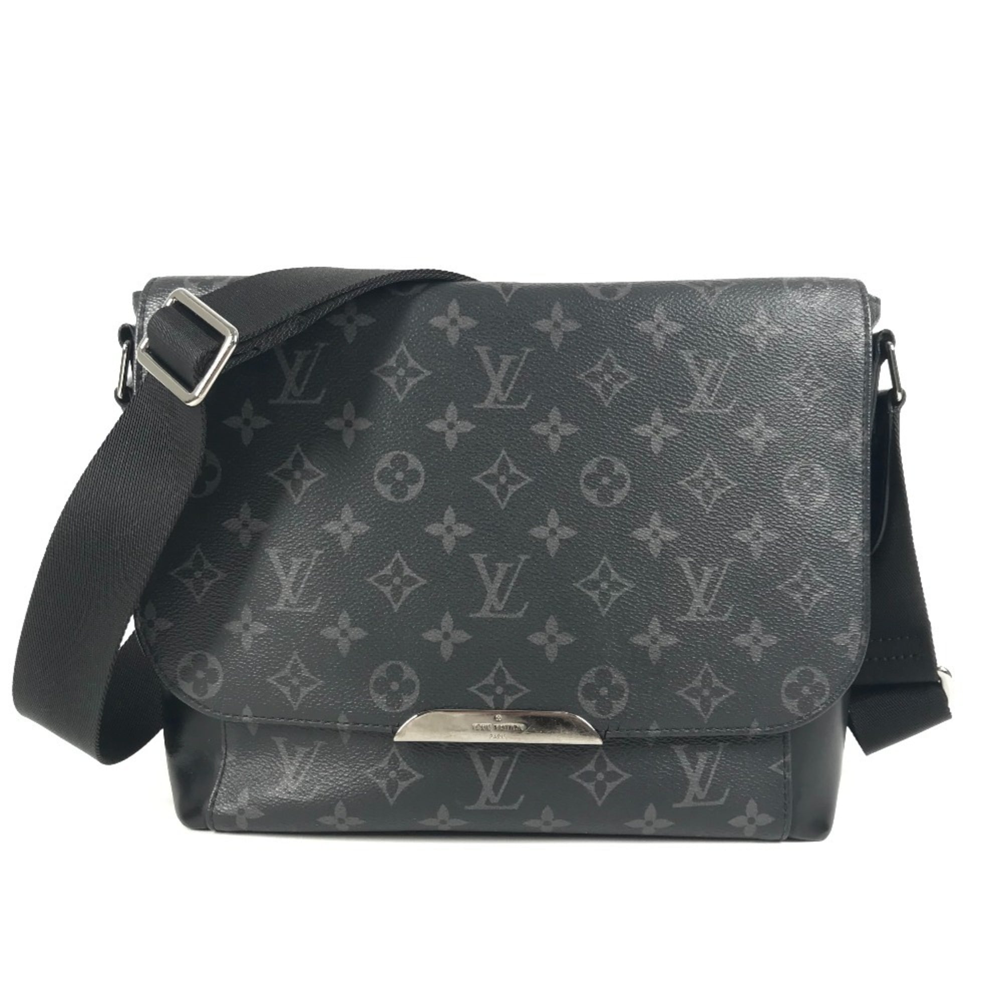 Louis Vuitton Black Monogram Eclipse Monogram Eclipse Messenger Bag Shoulder Bag (Pre-Owned)