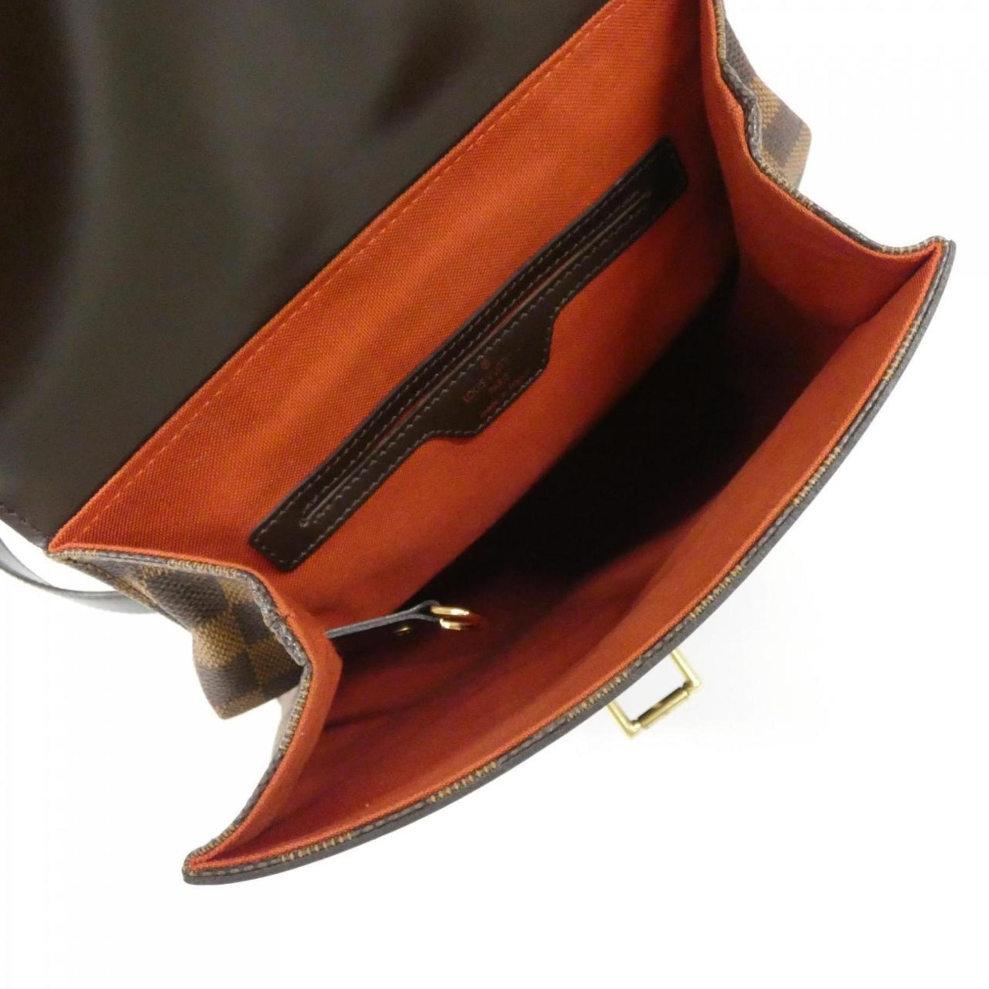 Louis Vuitton Brown Coated Canvas Backpack (Pre-Owned)
