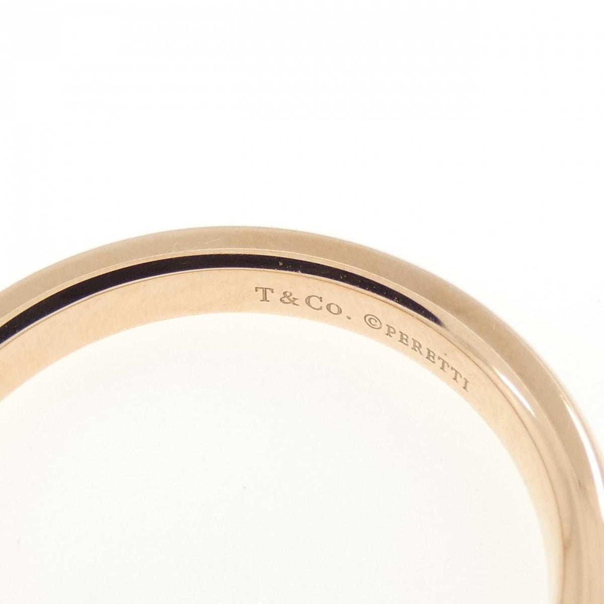 Tiffany Pink Gold (18K) Band Ring (Pre-Owned)