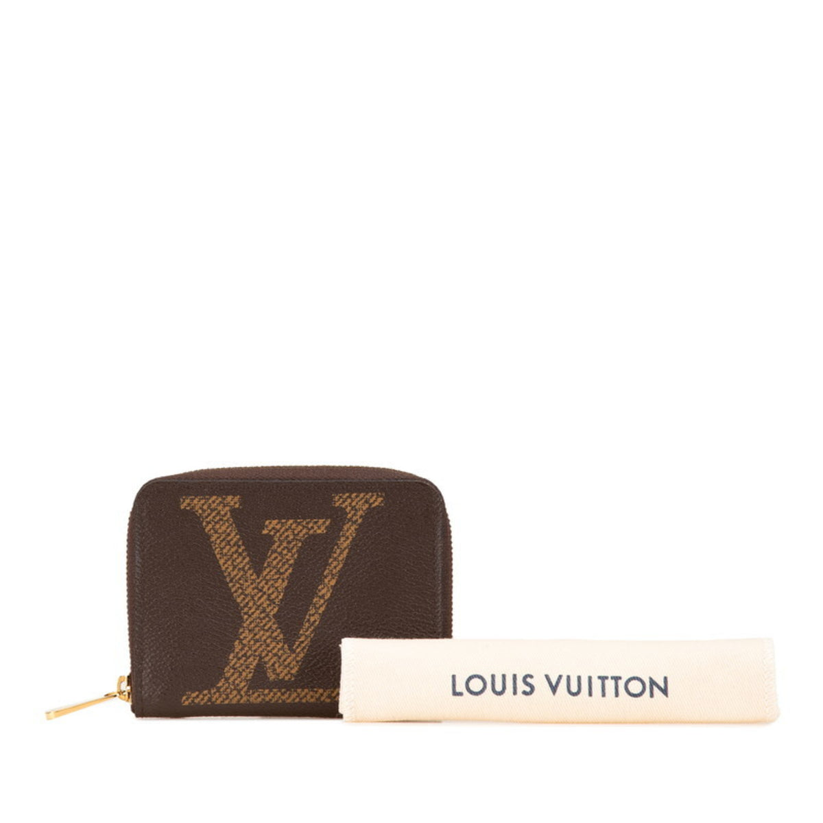 Louis Vuitton Brown Pvc Leather Coin Purse/Coin Case (Pre-Owned)