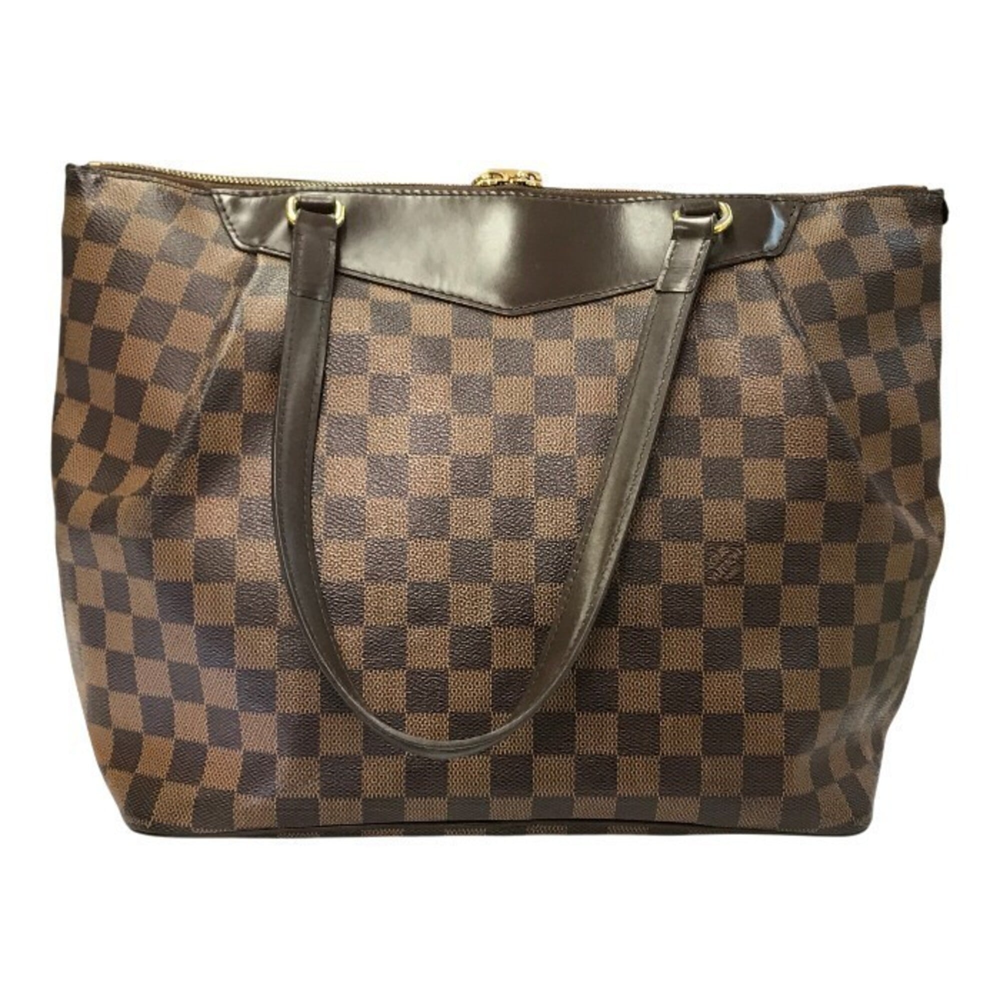 Louis Vuitton Brown Damier Canvas Tote Bag (Pre-Owned)