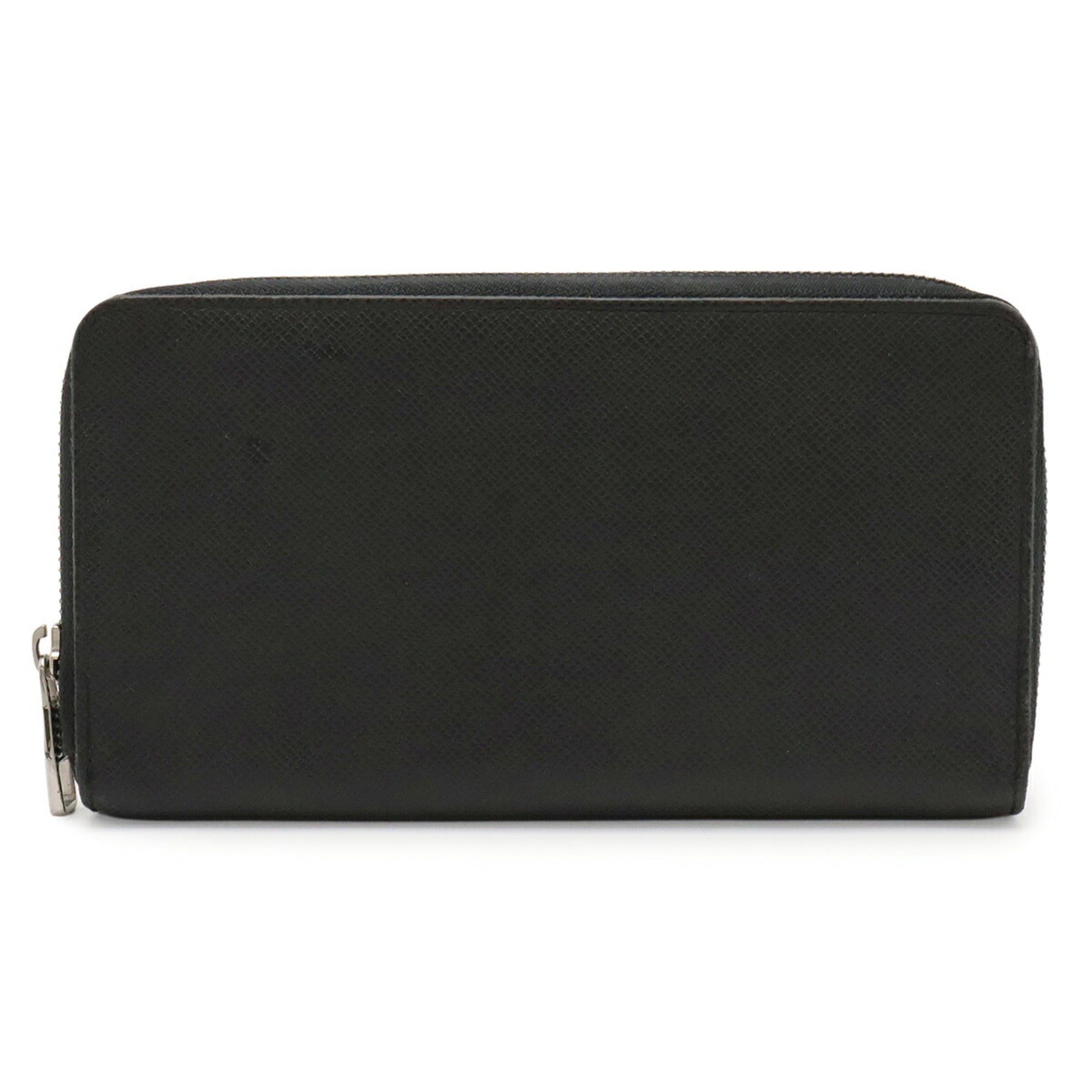 Louis Vuitton Ardoise Black Taiga Leather Coin Purse/Coin Case (Pre-Owned)