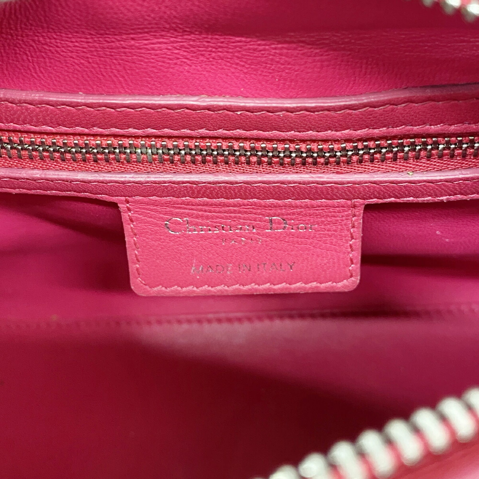 Christian Dior Multi-Color Canvas Leather Handbag (Pre-Owned)