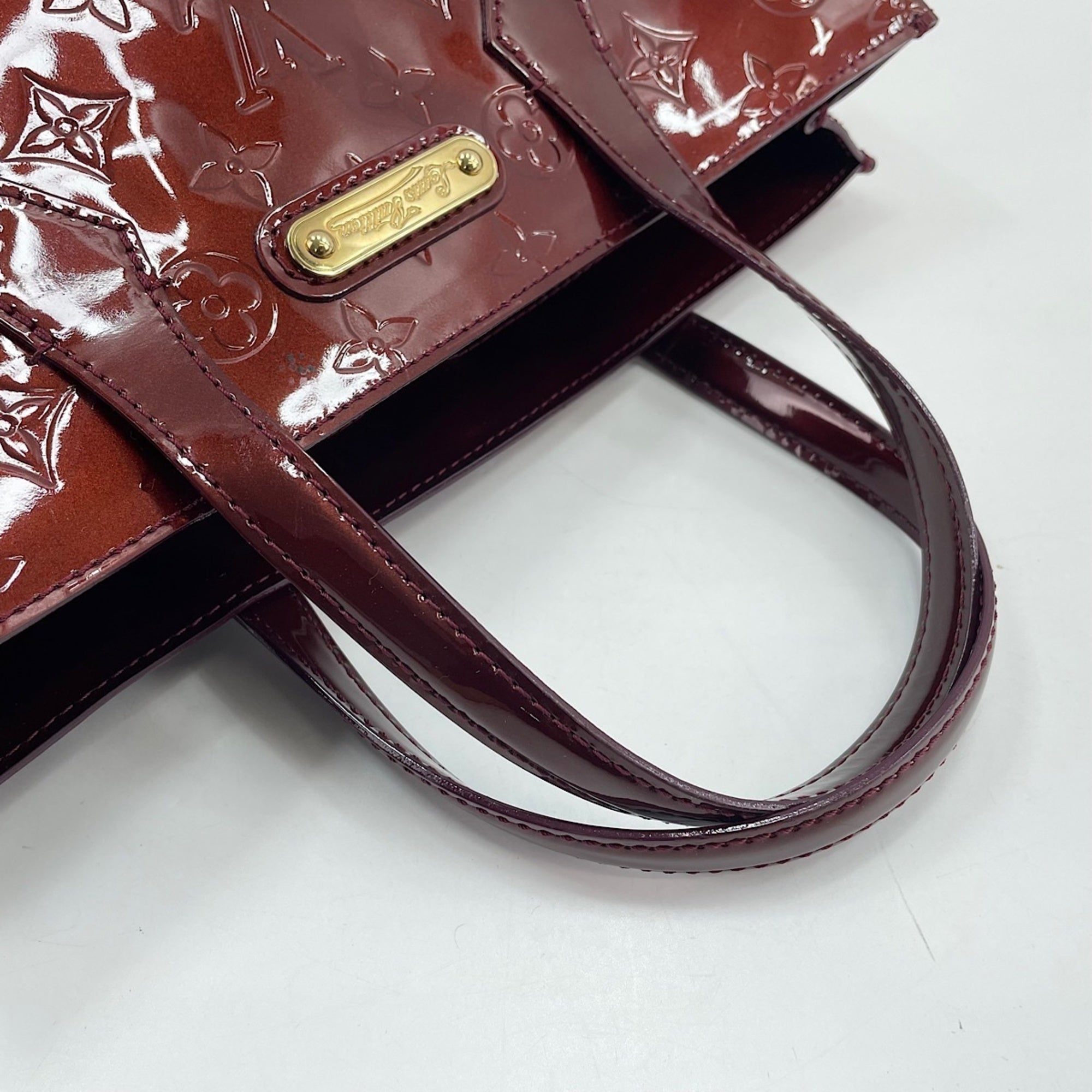 Louis Vuitton Red Color Handbag (Pre-Owned)
