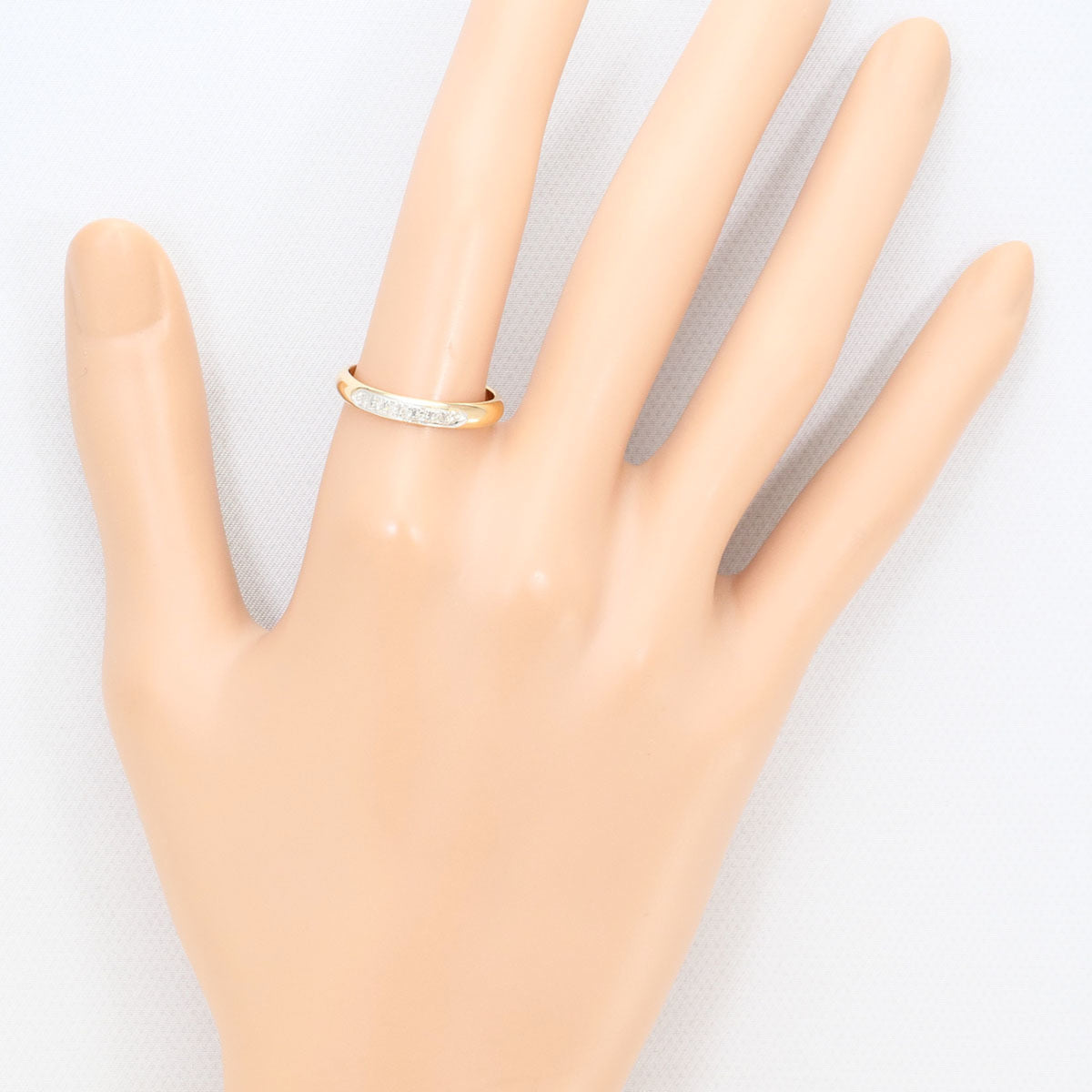 Unbranded Pink Gold White Gold Pink Gold (18K) White Gold (18K) Band Ring (Pre-Owned)