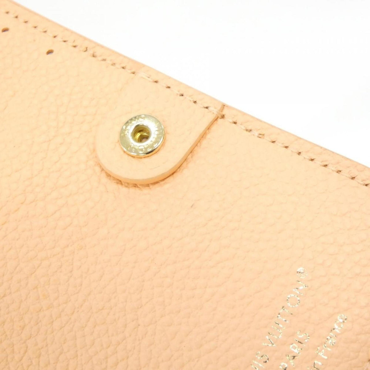 Louis Vuitton Peach Leather Wallet (Bi-Fold) (Pre-Owned)