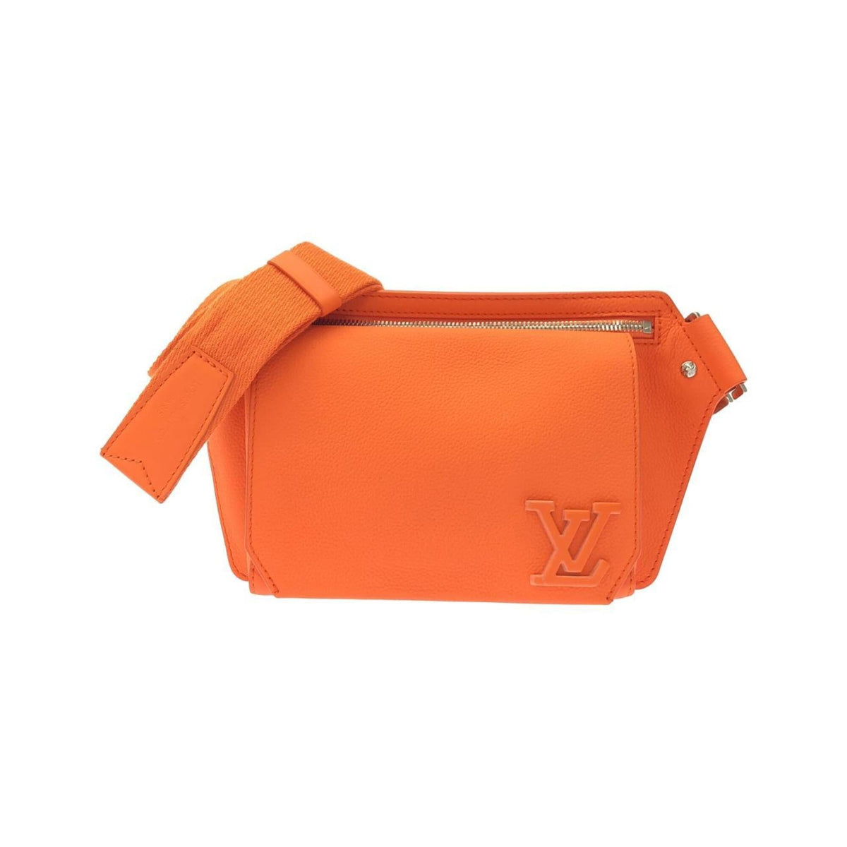 Louis Vuitton Orange Leather Shoulder Bag (Pre-Owned)