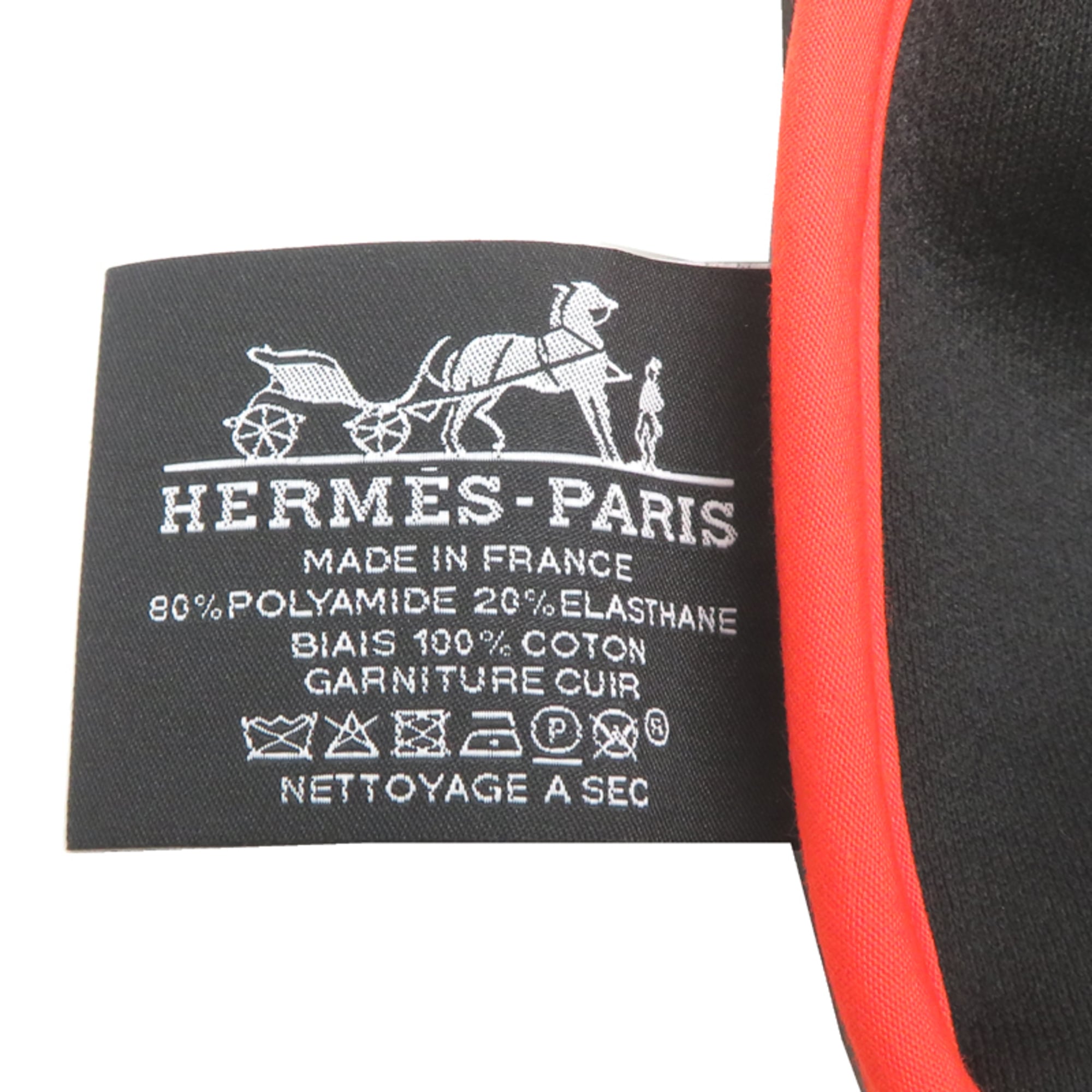 Hermes Gray Polyamide Cotton Pouch (Pre-Owned)