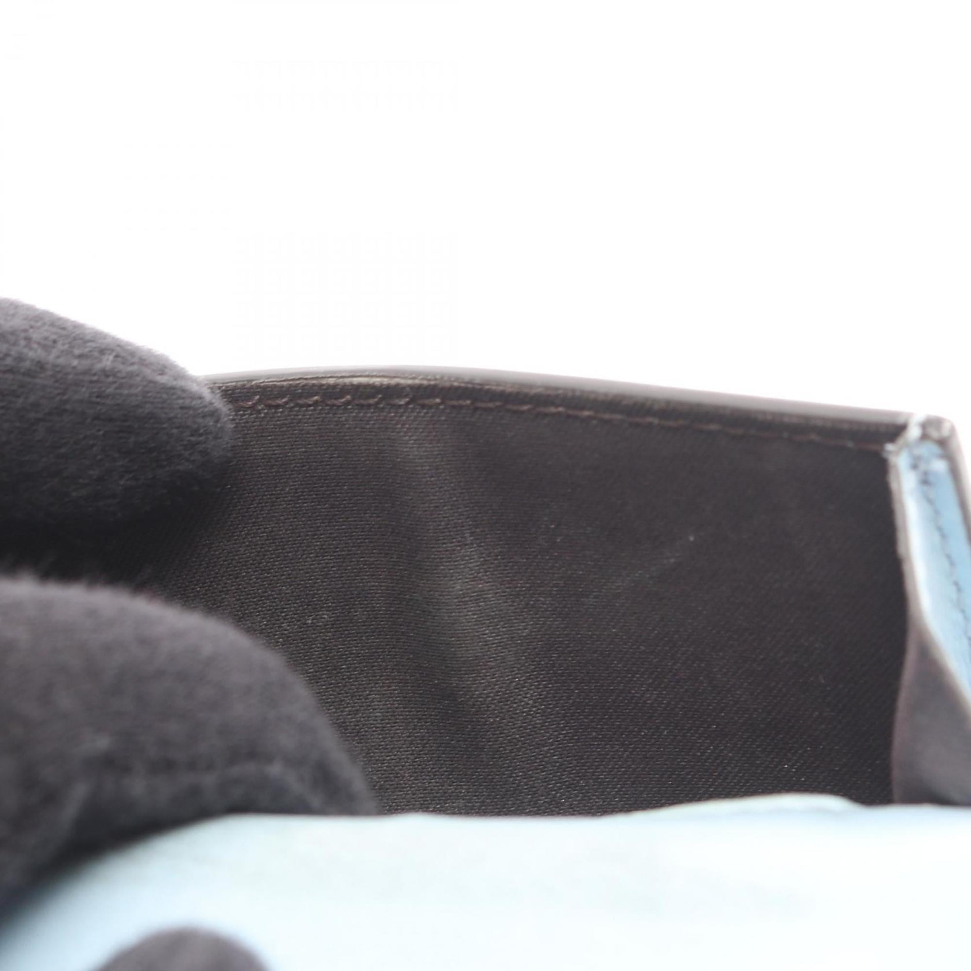 Fendi Blue Leather Wallet (Tri-Fold) (Pre-Owned)