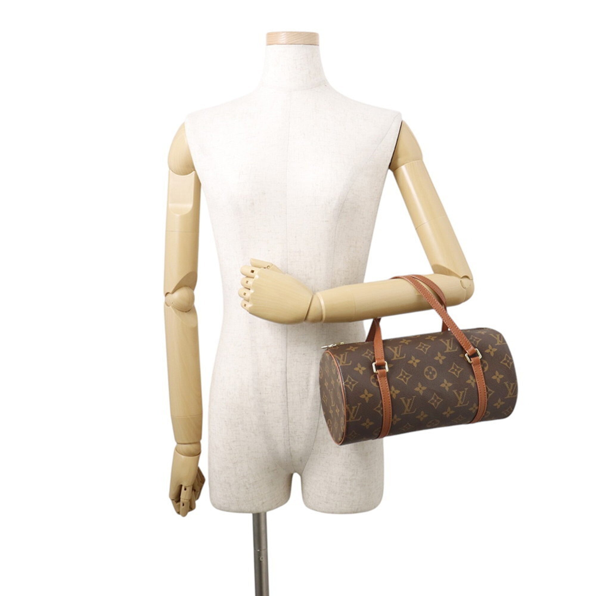 Louis Vuitton Brown Monogram Boston Bag Handbag (Pre-Owned)