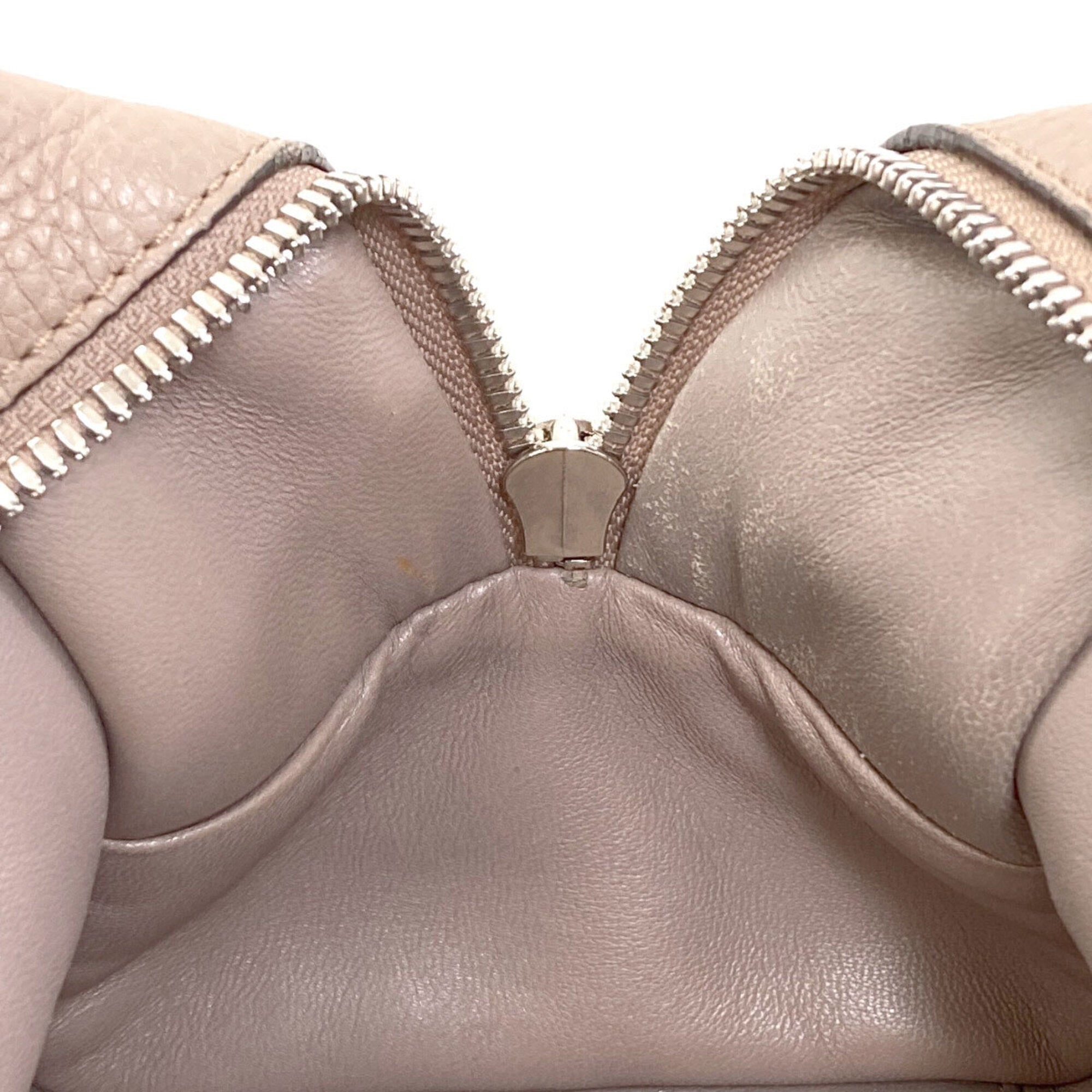 Loewe Amazona Grayish Leather Handbag (Pre-Owned)